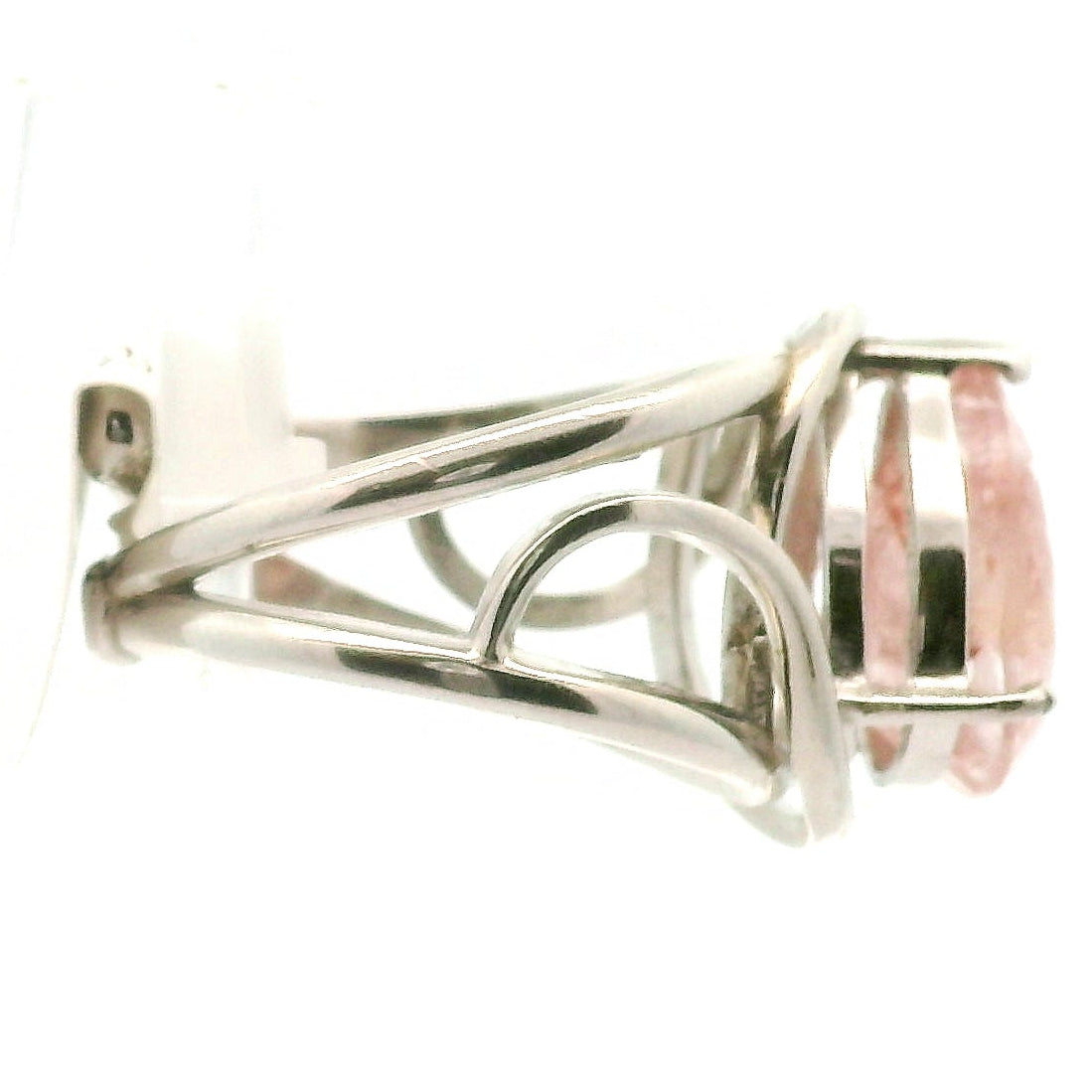 Koi Quartz Midi Cuff Ring .925 Sterling Silver for Spiritual Transformation