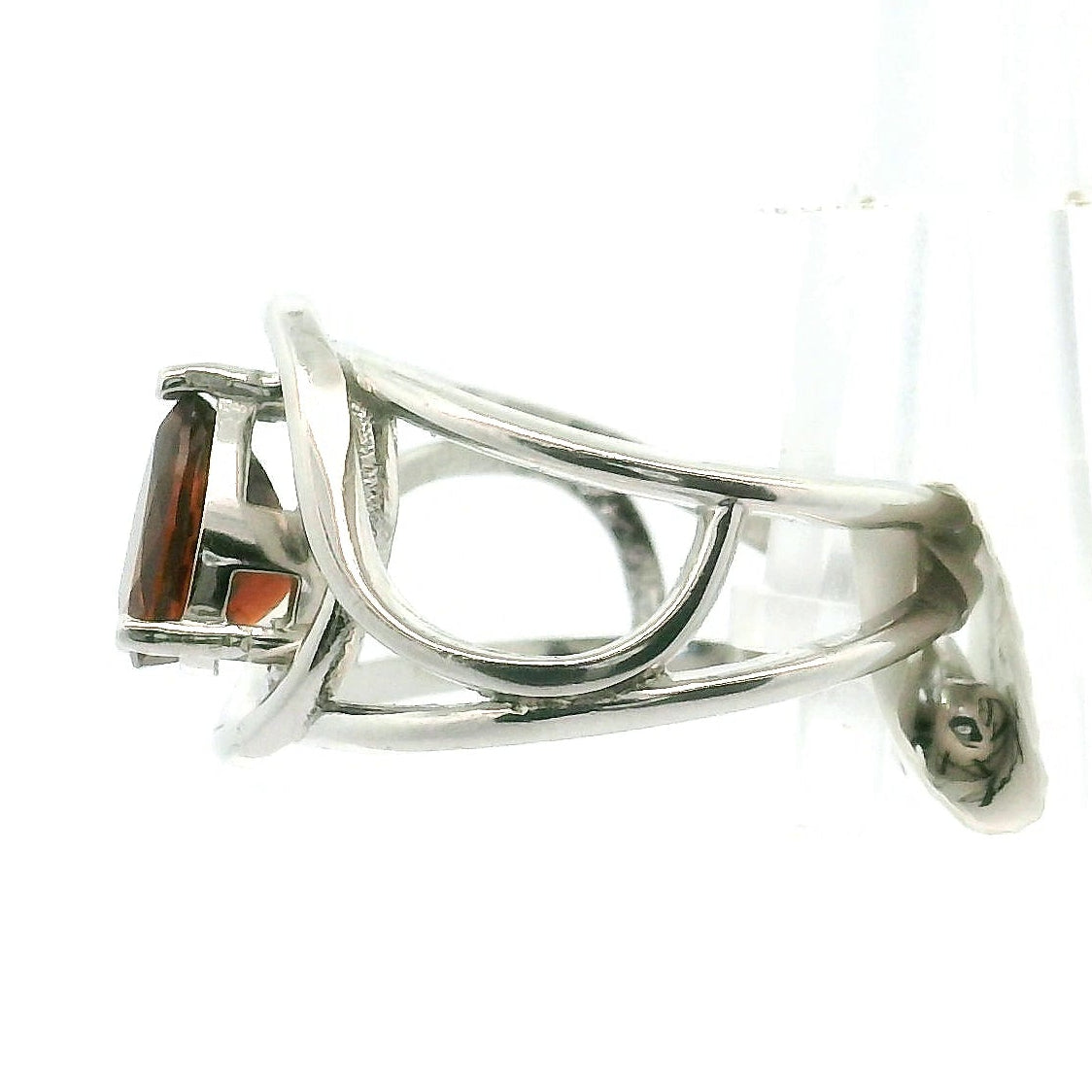 Bastnasite Cuff Ring .925 Silver for Enhancement of Trauma Healing & Releasing Energy