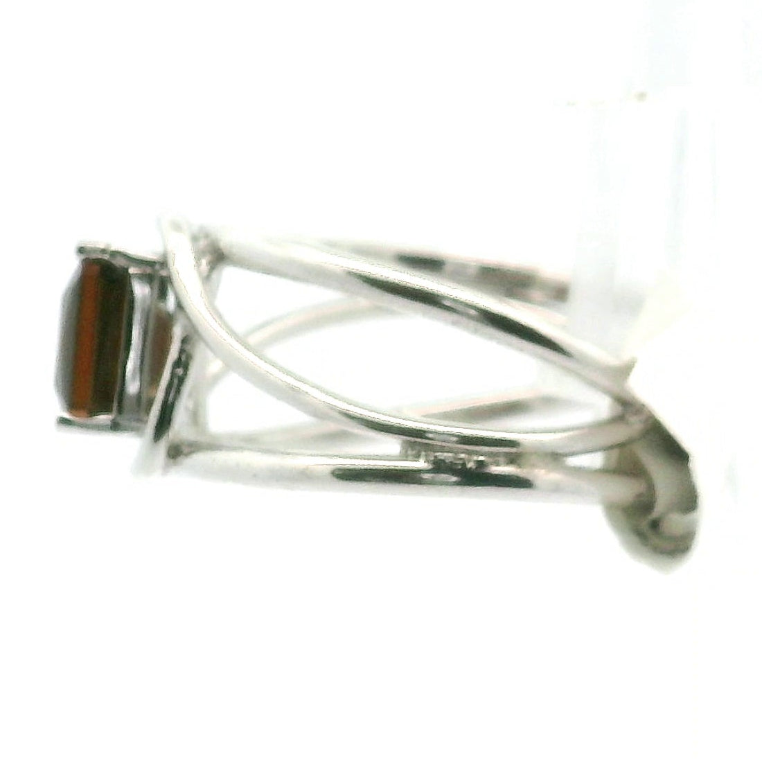 Axinite Cuff Ring .925 Silver for Awareness, Communication and Meditation