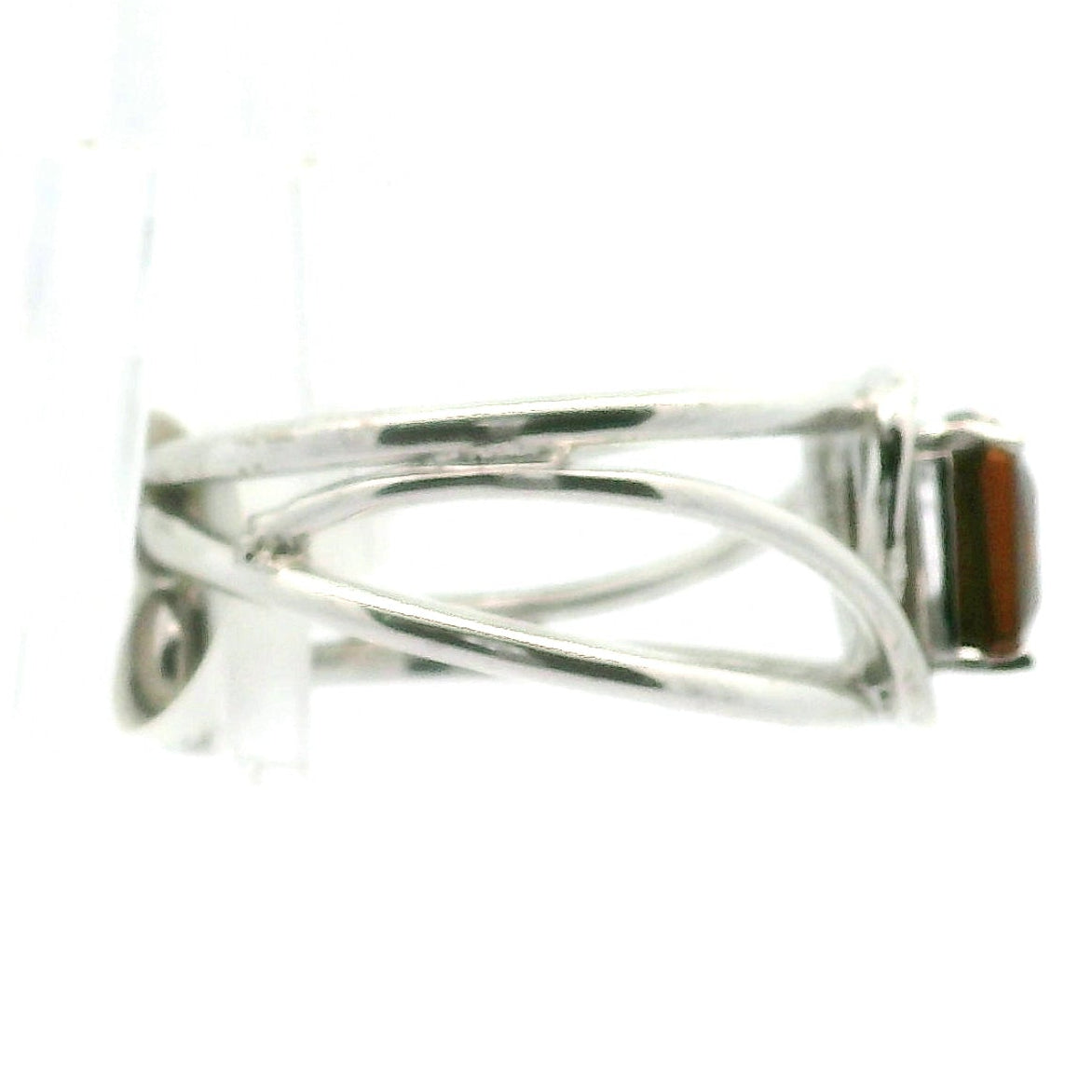 Axinite Cuff Ring .925 Silver for Awareness, Communication and Meditation