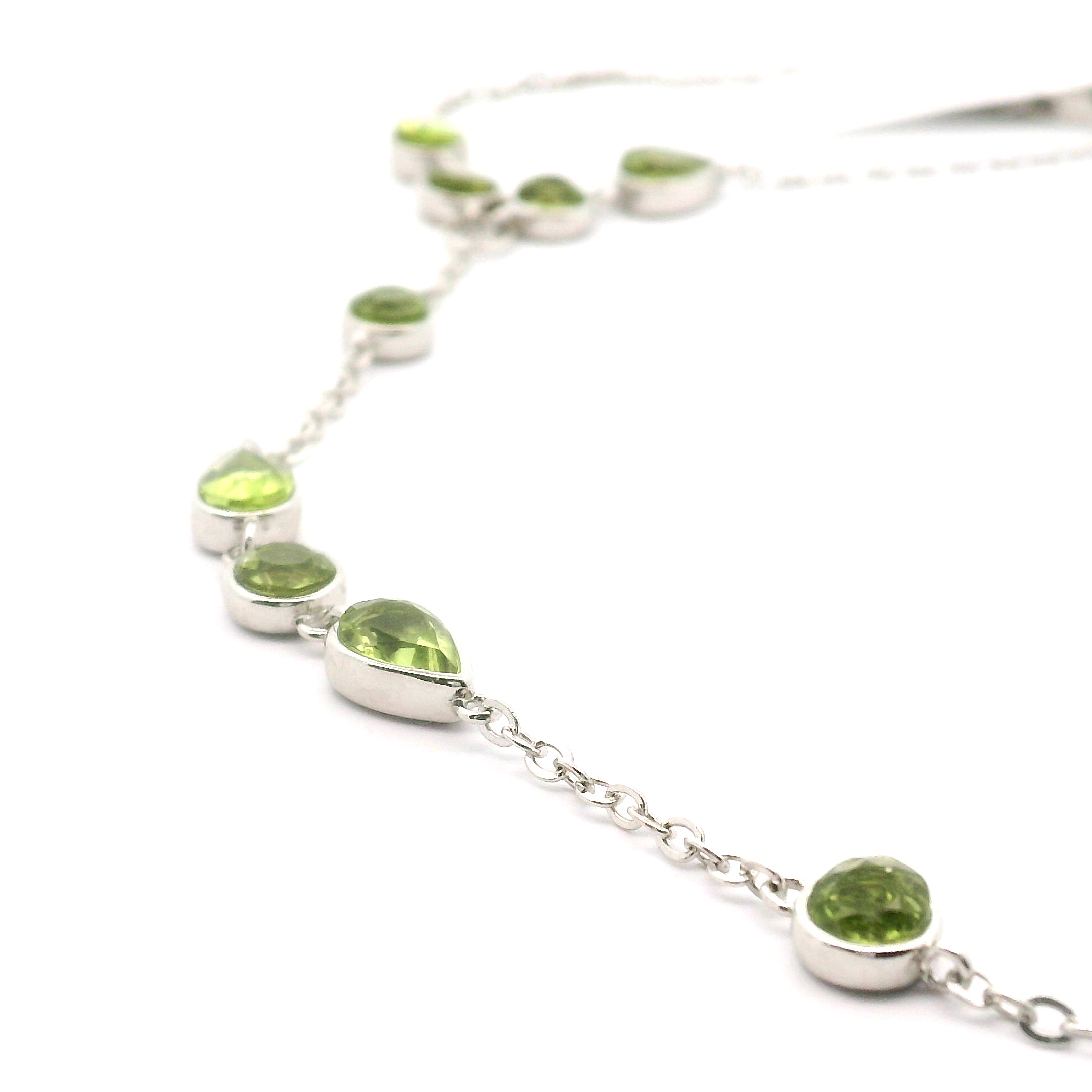 Crystal Adjustable Hand-Chain in .925 Silver for Creation and Prosperity