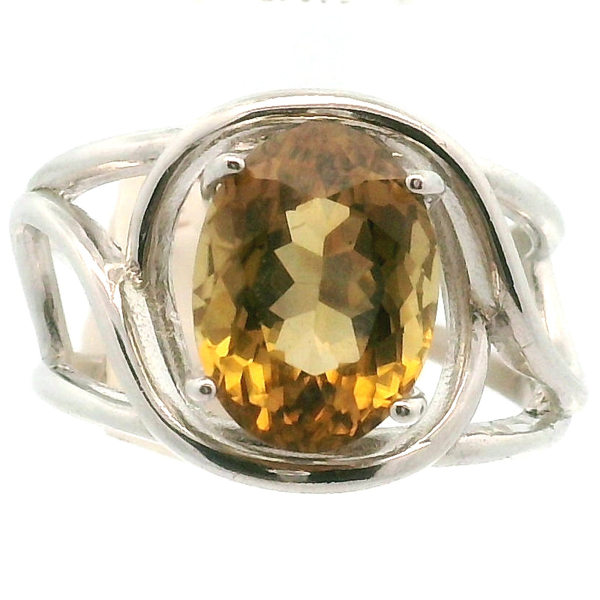 Sinhalite Cuff Ring .925 Silver for Inner Peace, New Ideas & Spiritual Awakening