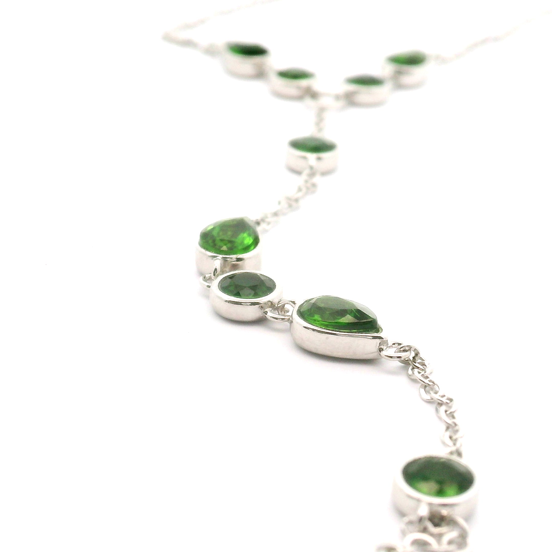 Crystal Adjustable Hand-Chain in .925 Silver for Creation and Prosperity