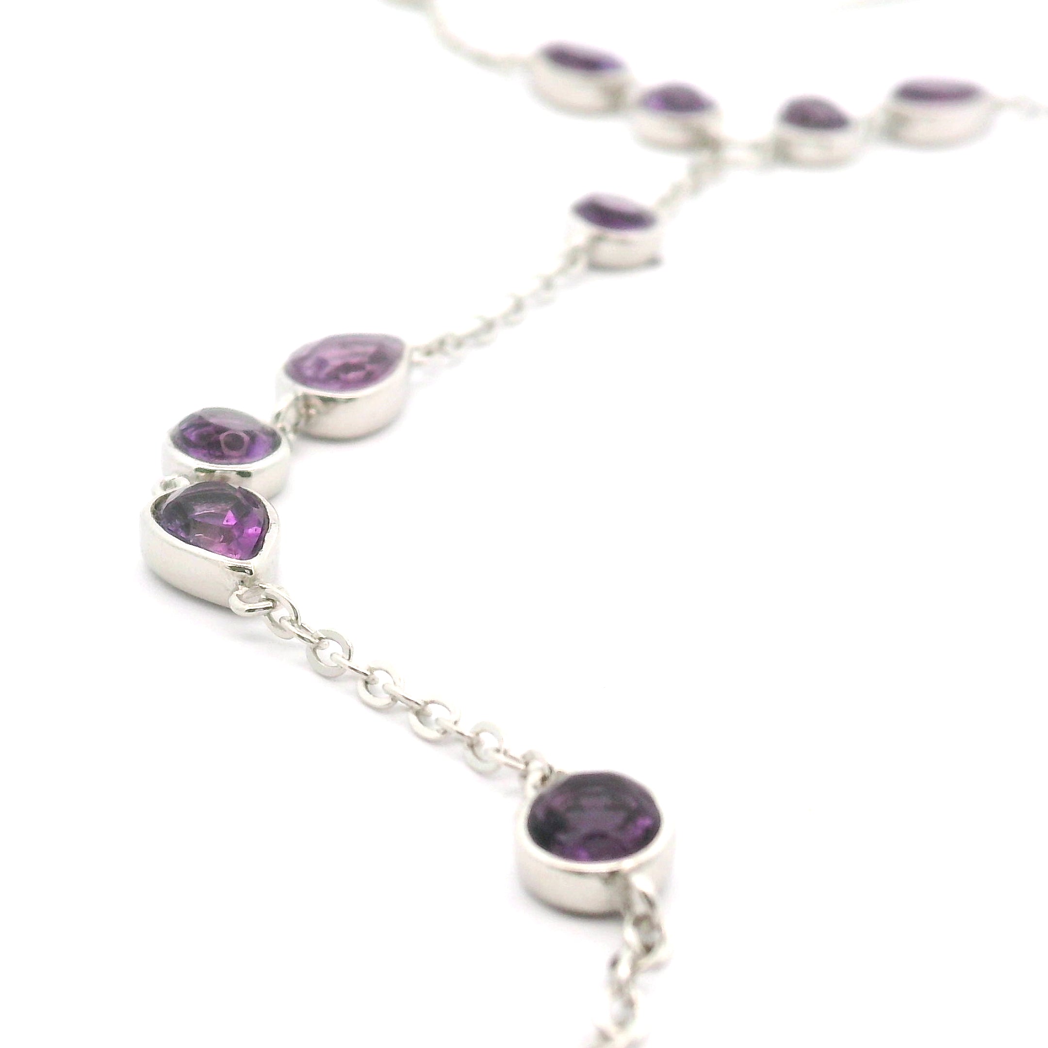 Crystal Adjustable Hand-Chain in .925 Silver for Creation and Prosperity