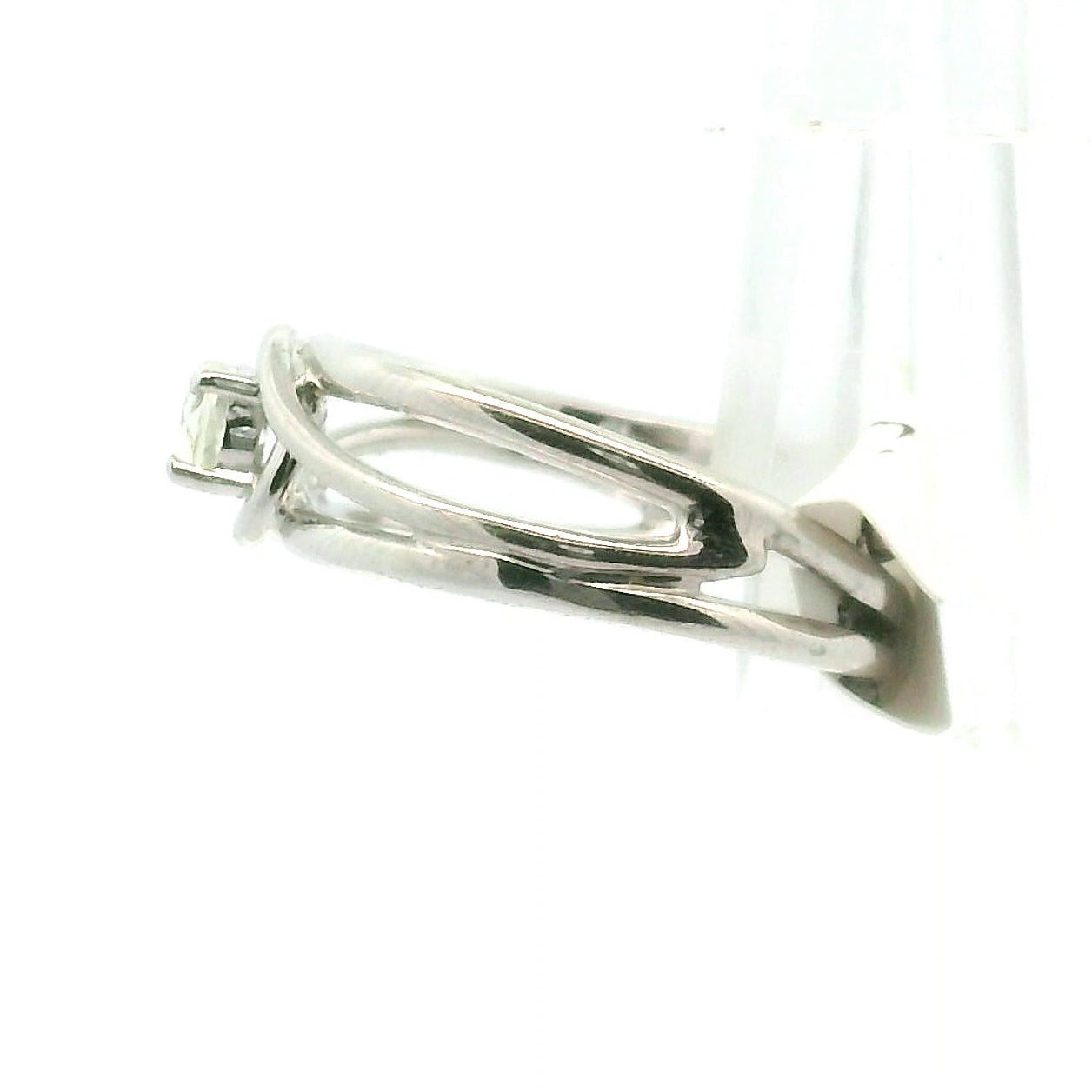 Libyan Desert Glass Midi Cuff Ring .925 Silver for Confidence, Manifestation and Personal Power