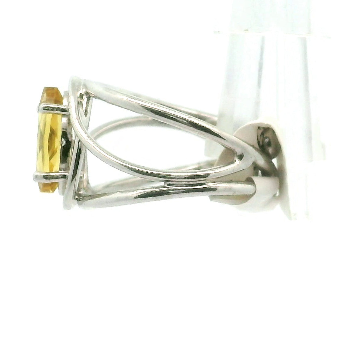Heliodor Cuff Ring .925 Silver for Confidence, Manifesting and Strength