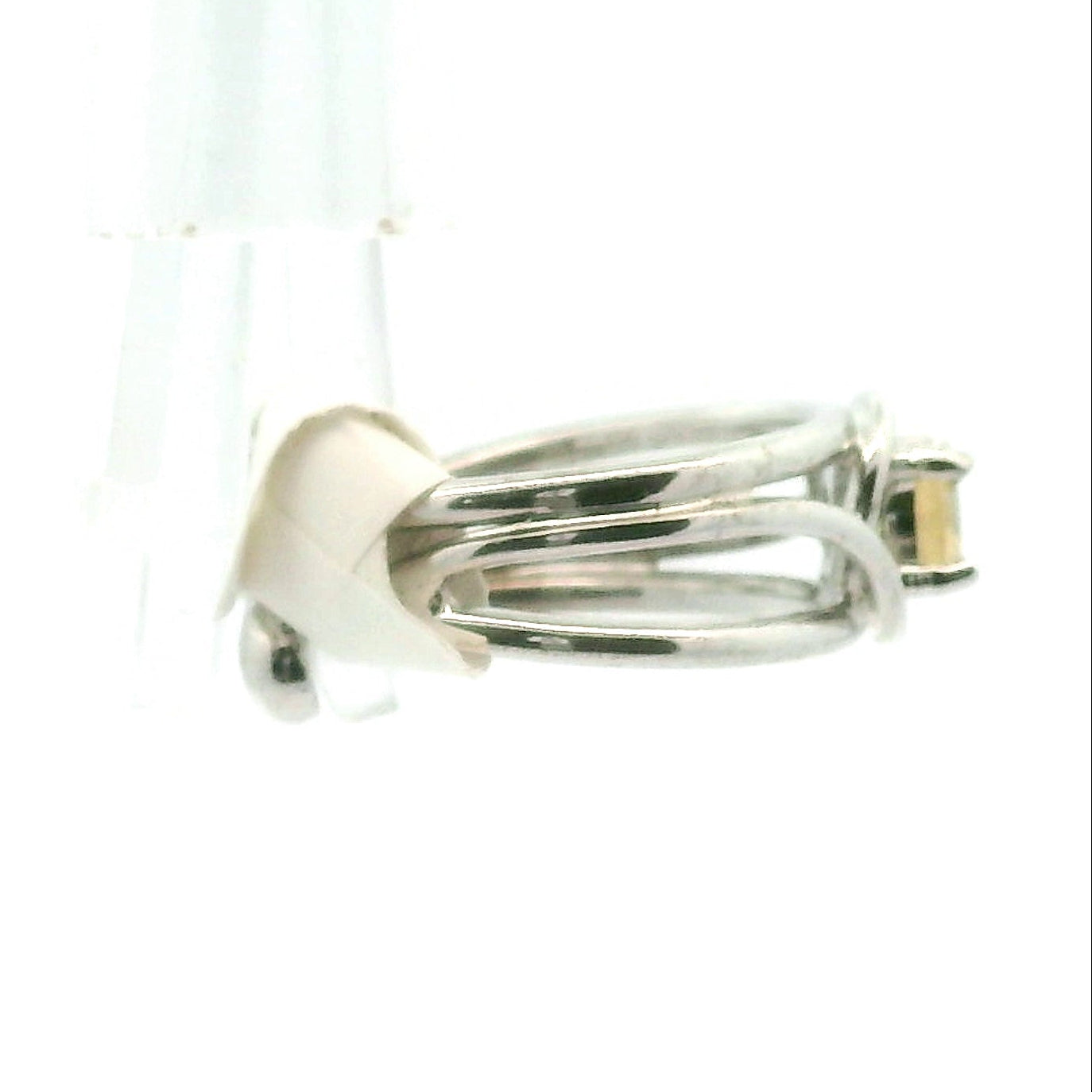 Scheelite Midi Cuff Ring 925 Silver for Confidence, Focus and Mental Clarity