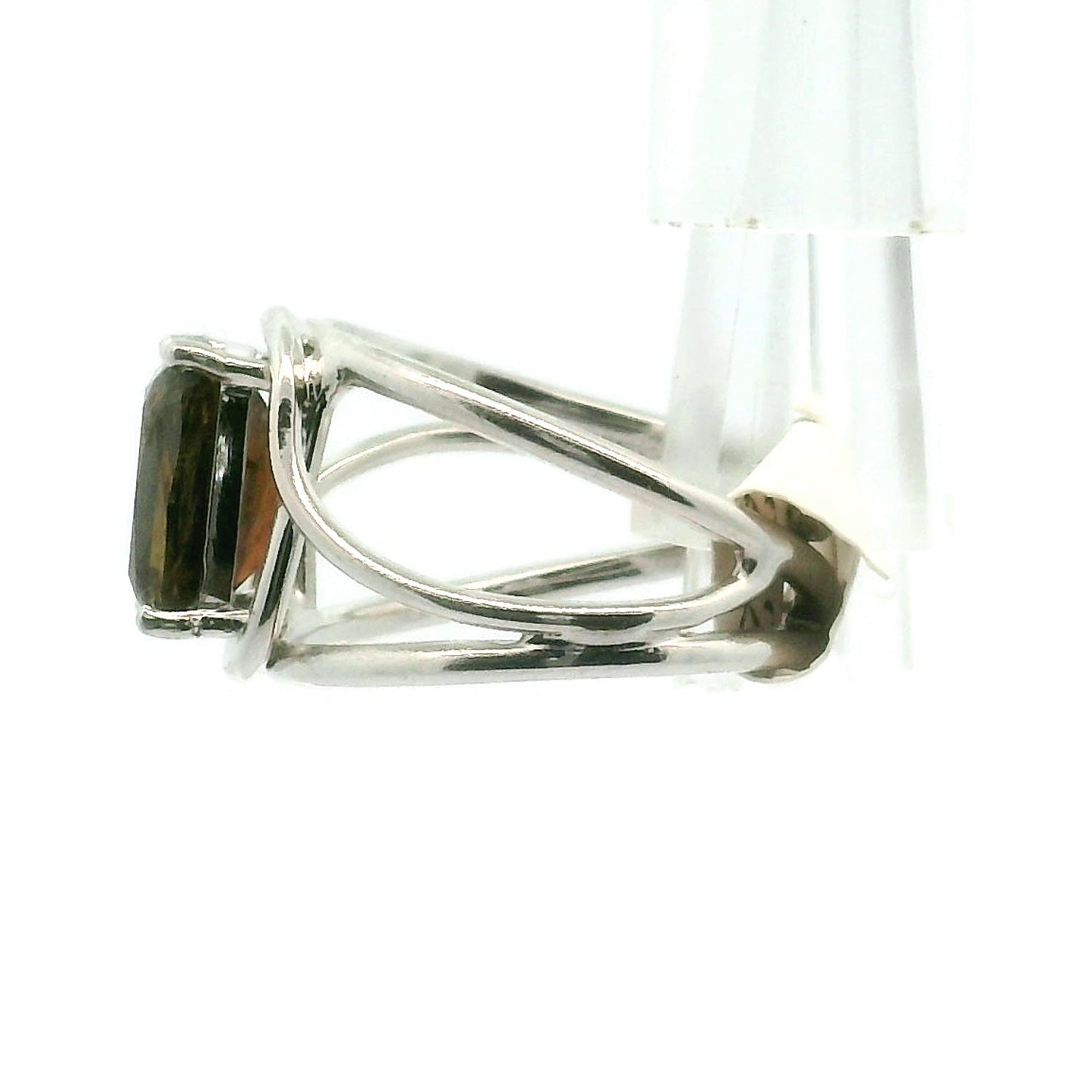 Sphene Cuff Ring .925 Silver for Revitalizing your Life Force Energy and Accelerates Manifestations
