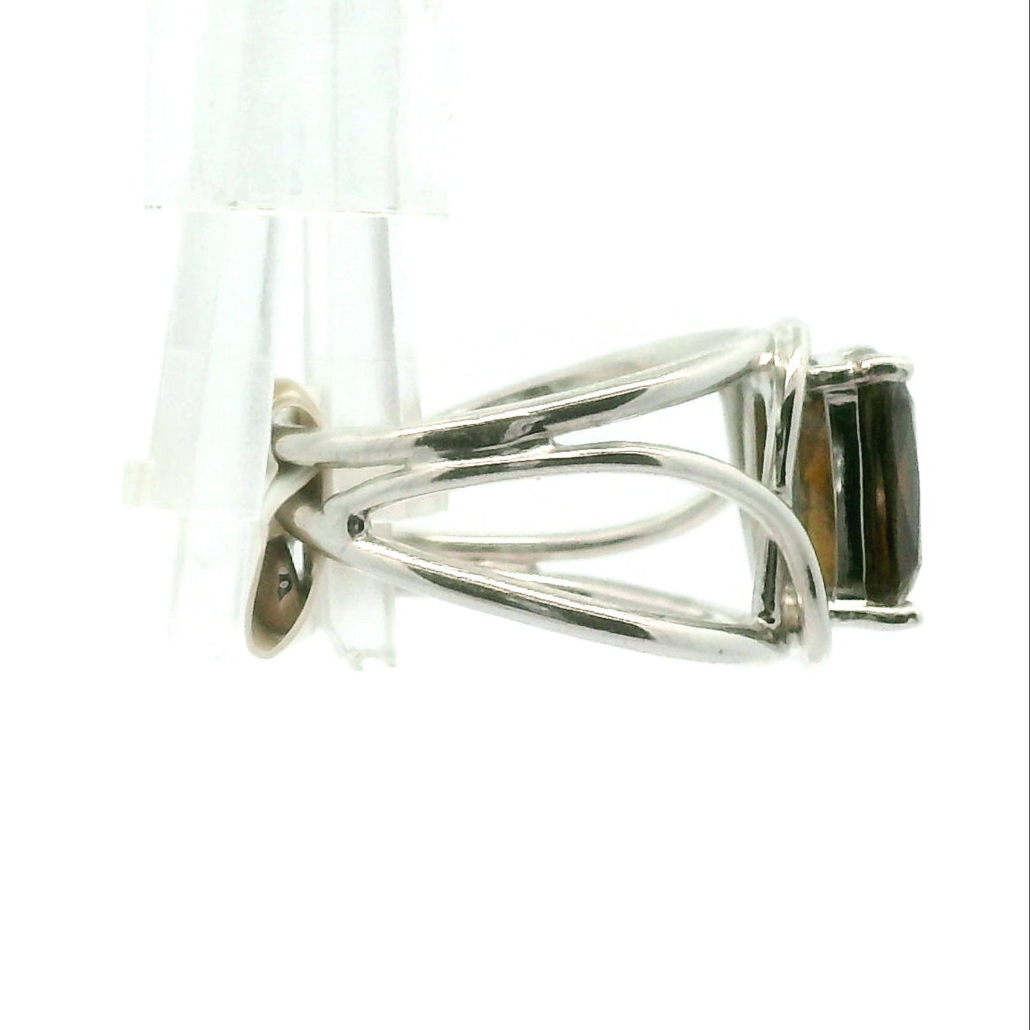 Sphene Cuff Ring .925 Silver for Revitalizing your Life Force Energy and Accelerates Manifestations