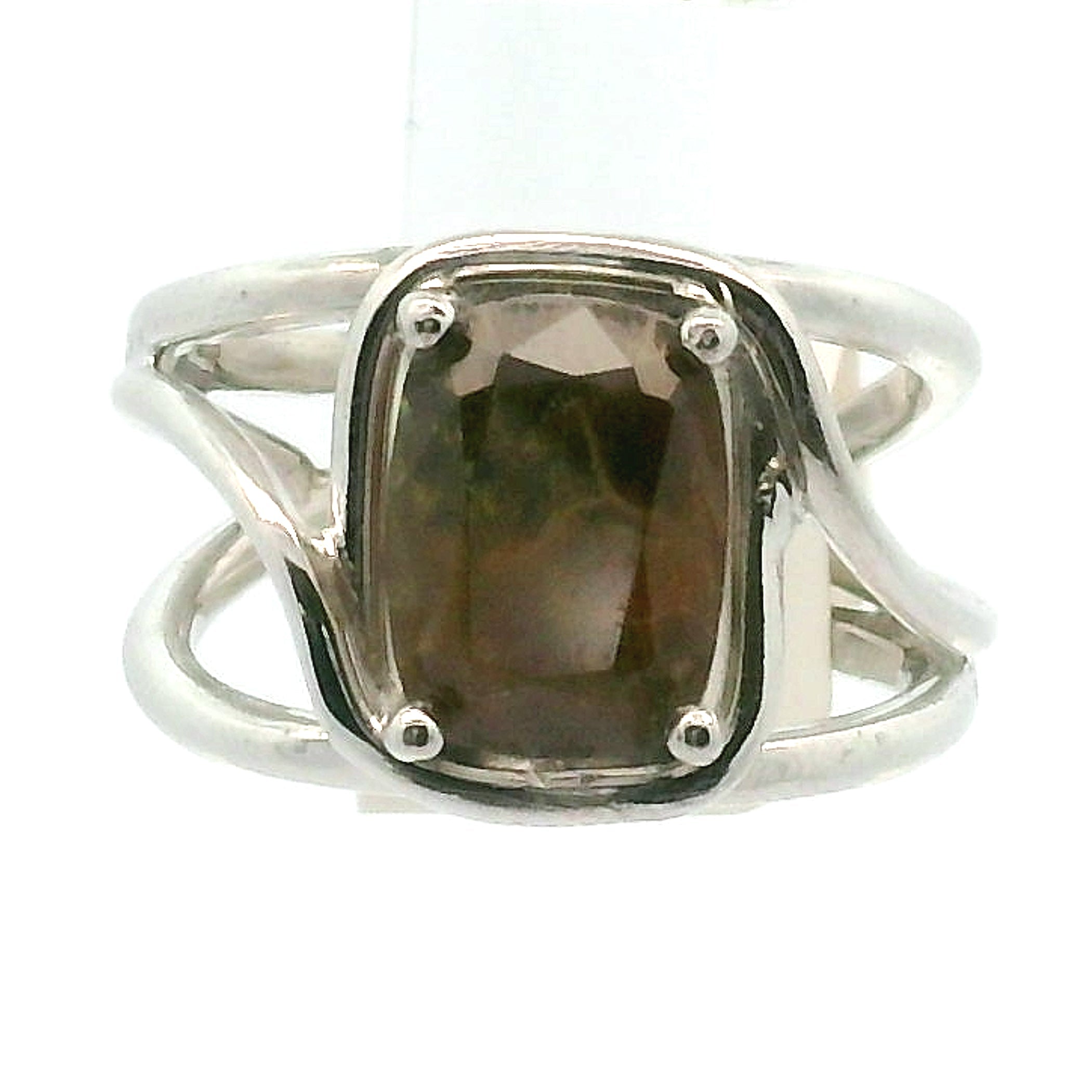 Sphene Cuff Ring .925 Silver for Revitalizing your Life Force Energy and Accelerates Manifestations
