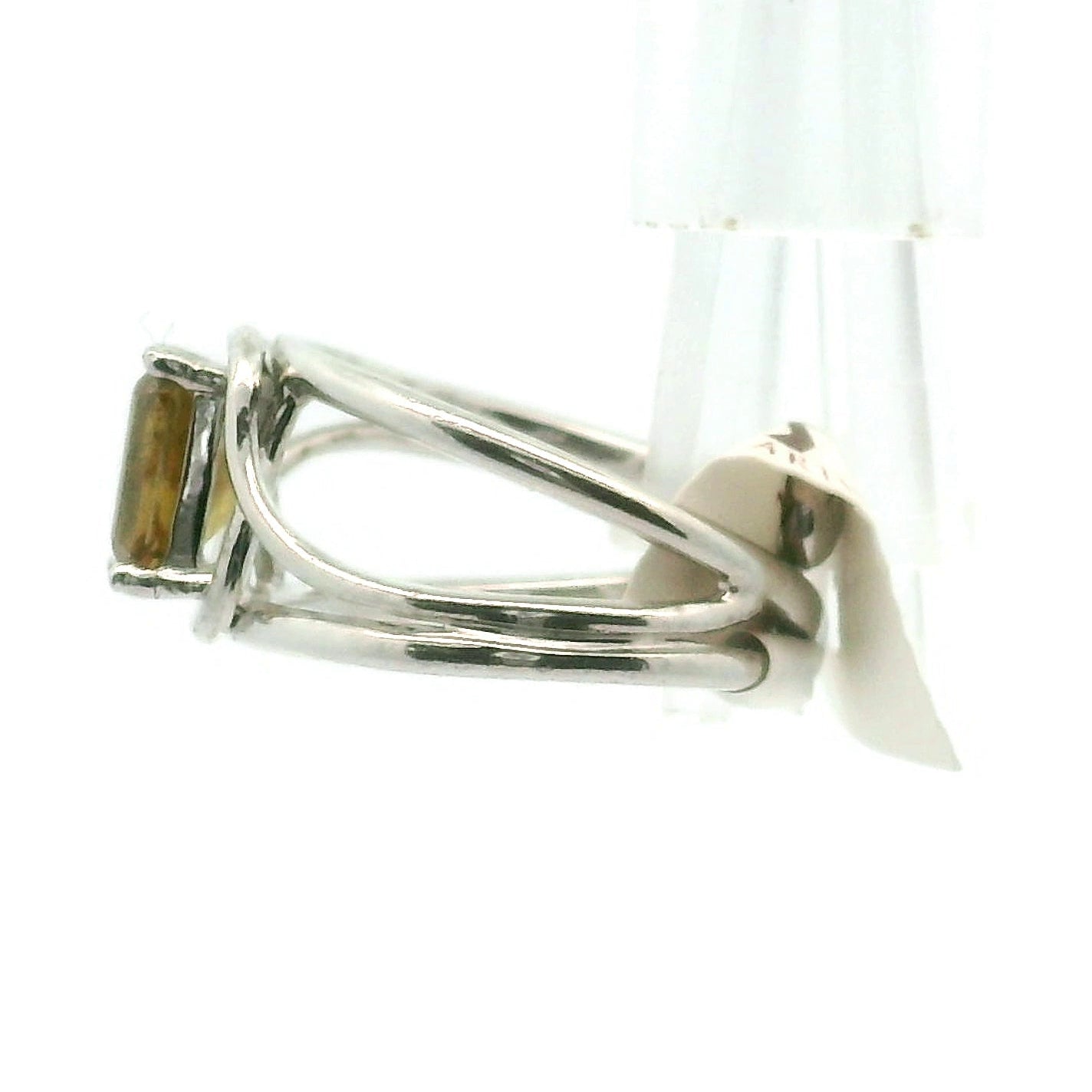 Sphene Midi Cuff Ring .925 Silver for Revitalizing your Life Force Energy and Accelerates Manifestations