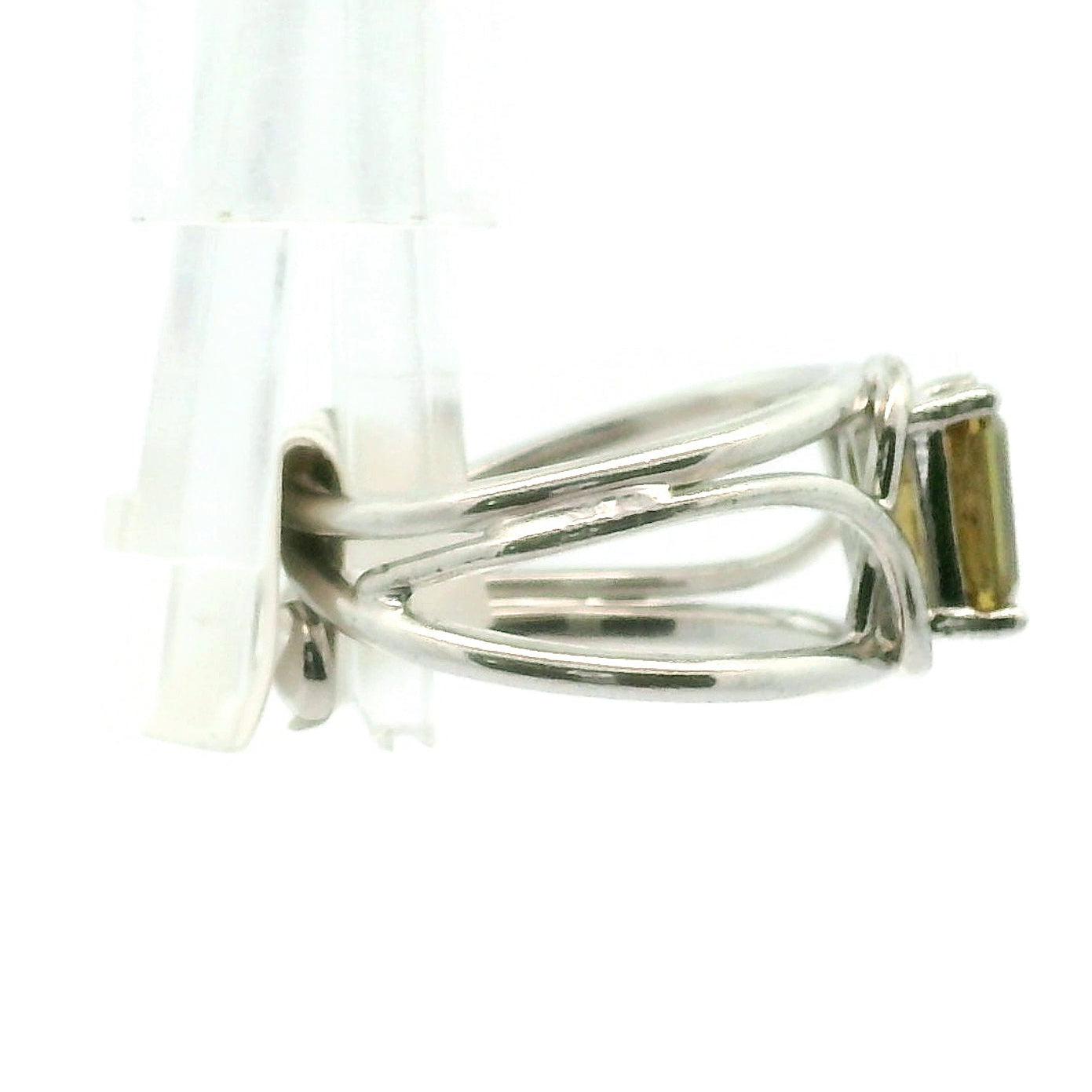 Sphene Midi Cuff Ring .925 Silver for Revitalizing your Life Force Energy and Accelerates Manifestations
