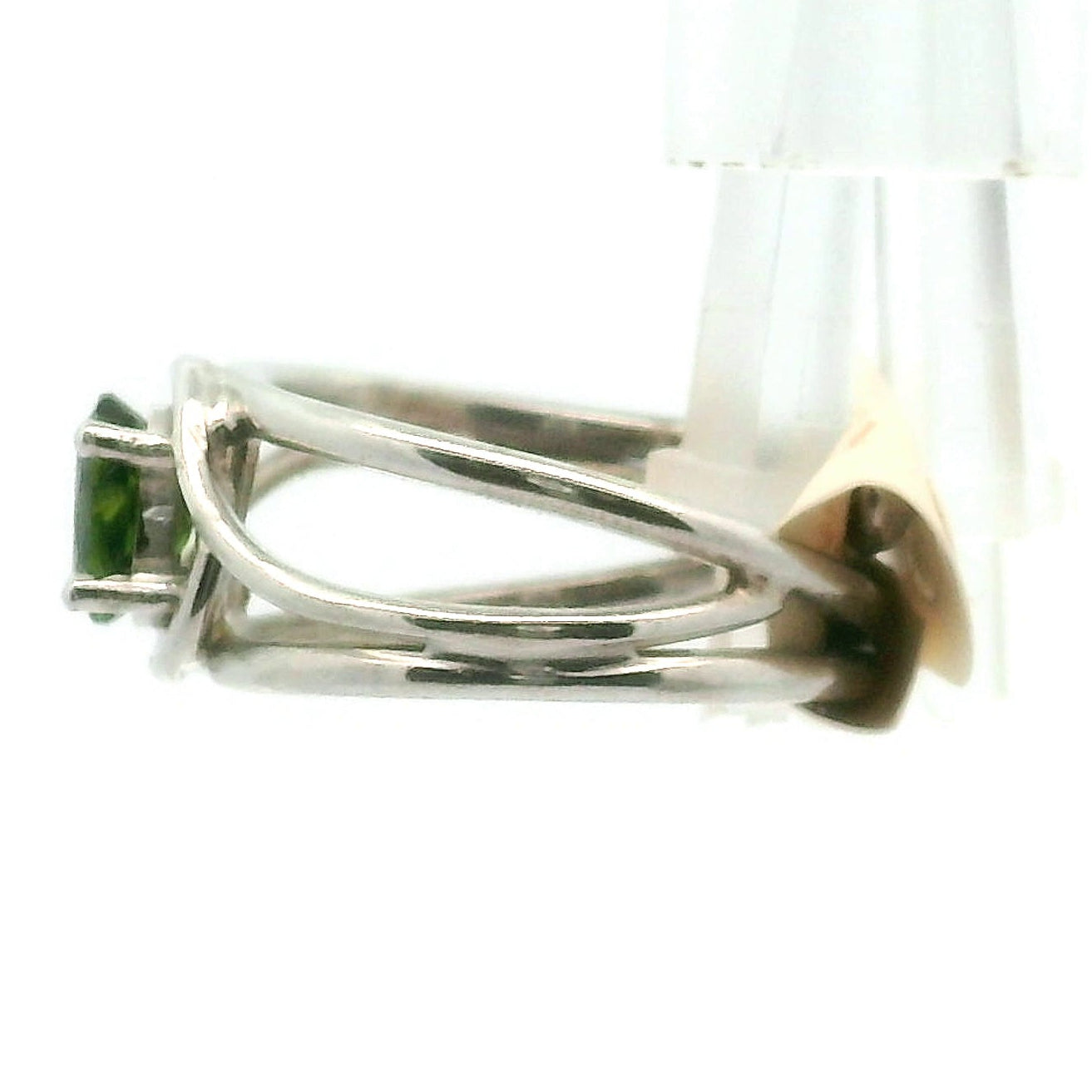 Enstatite Midi Cuff Ring .925 Silver for Grounding, Higher Awareness, Stamina & Protection