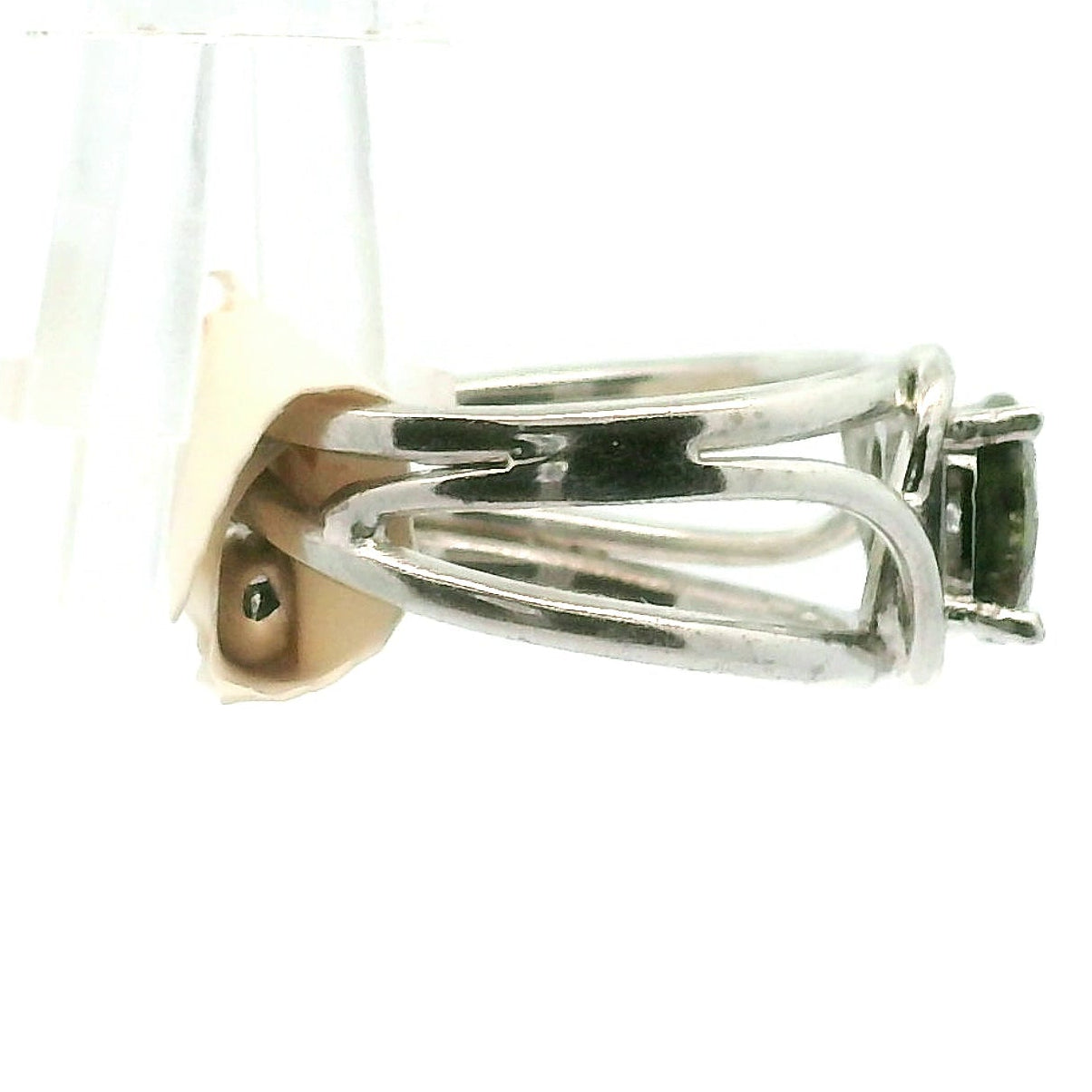 Bloodstone Midi Cuff Ring .925 Silver for Strength, Grounding and Protection