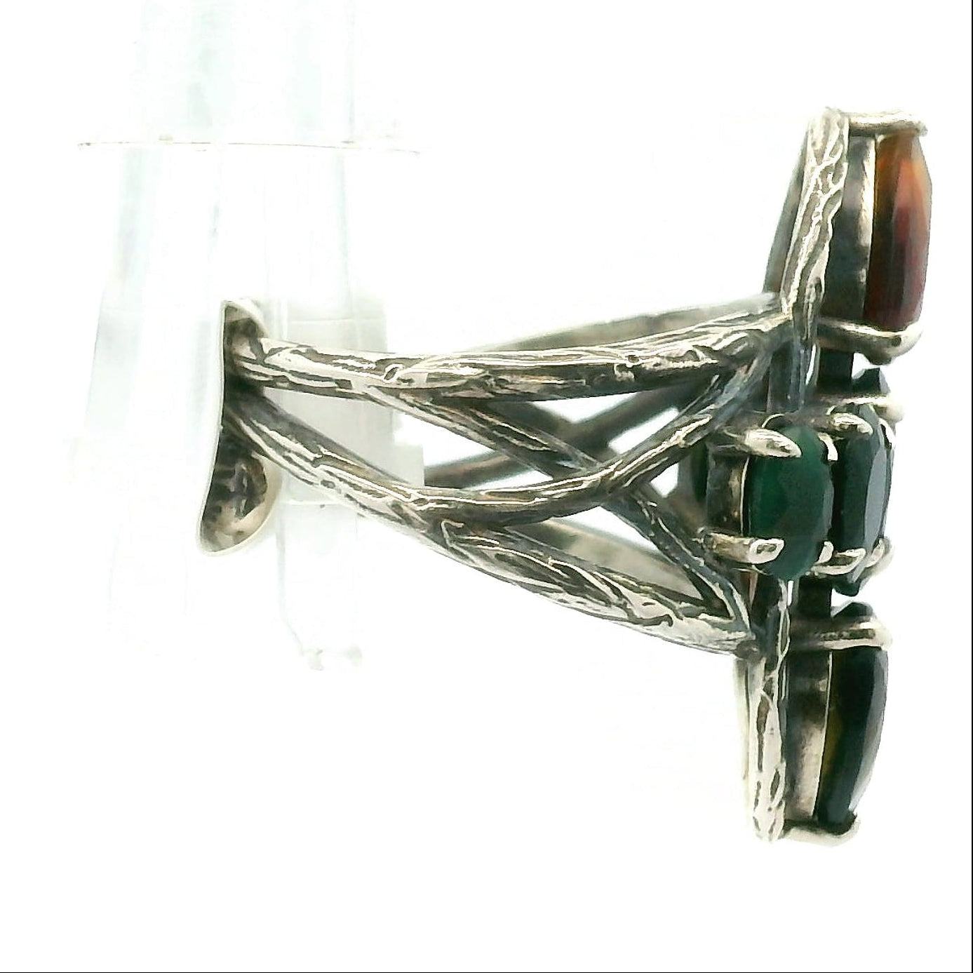 Cross Bad Witch Cuff Ring .925 Silver for Healing, Intention Setting and Manifesting your Desires