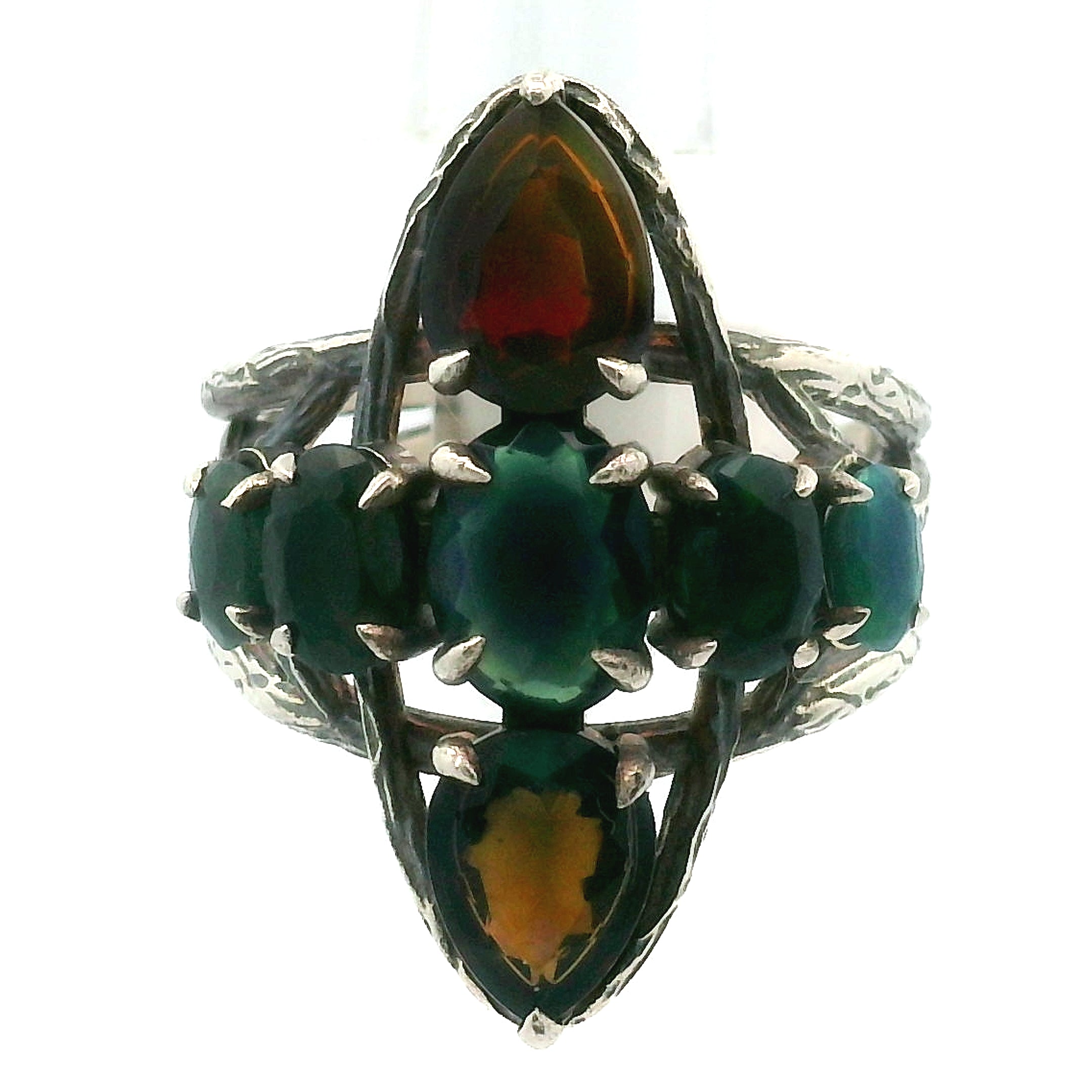 Cross Bad Witch Cuff Ring .925 Silver for Healing, Intention Setting and Manifesting your Desires