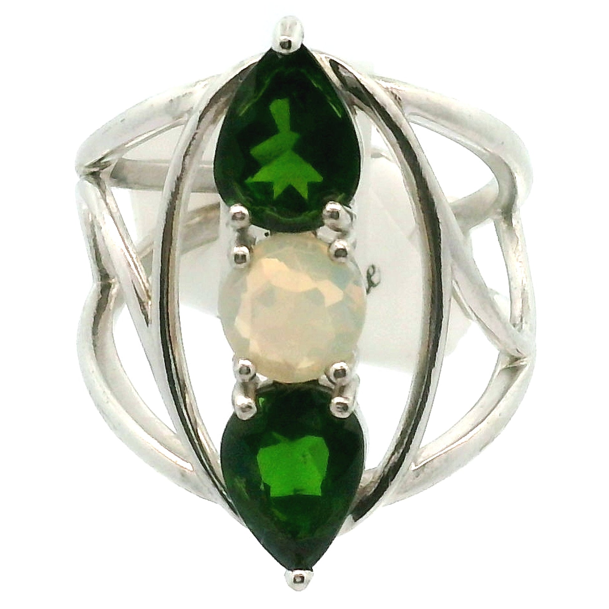 Wand Cuff Ring .925 Silver for Higher Levels of Awareness, Peaceful Communication and Clarity