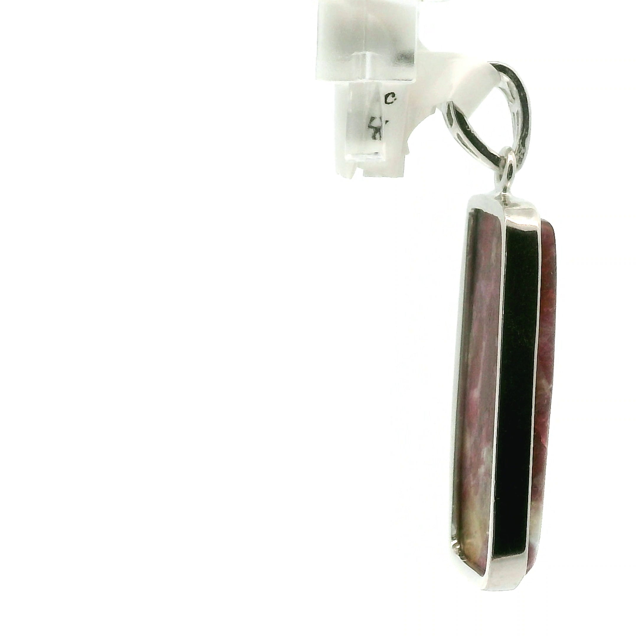 Quebec Eudialyte Pendant .925 Silver for Manifesting the Desires of Your Heart