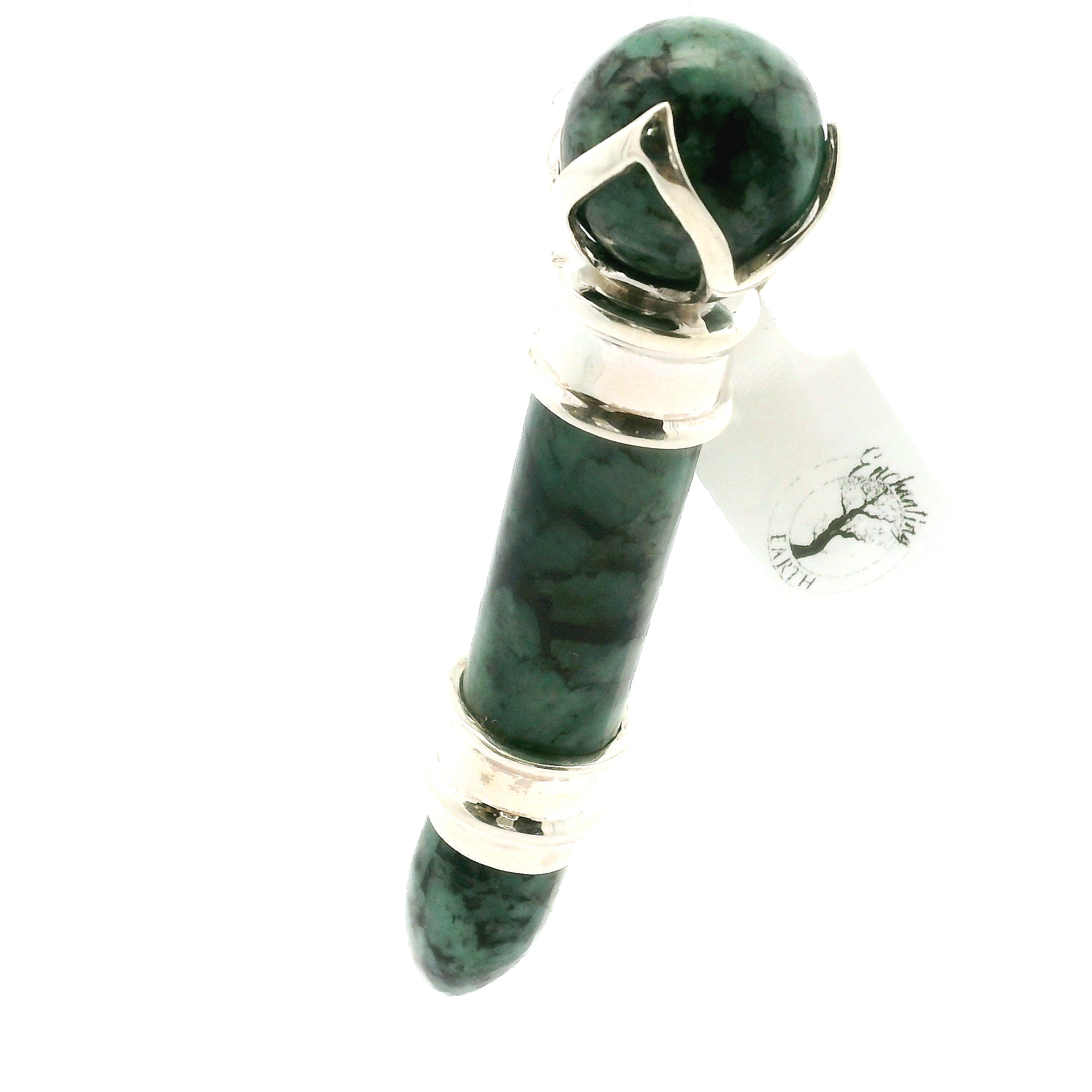Emerald Wandlet .925 Silver for Abundance and Attraction