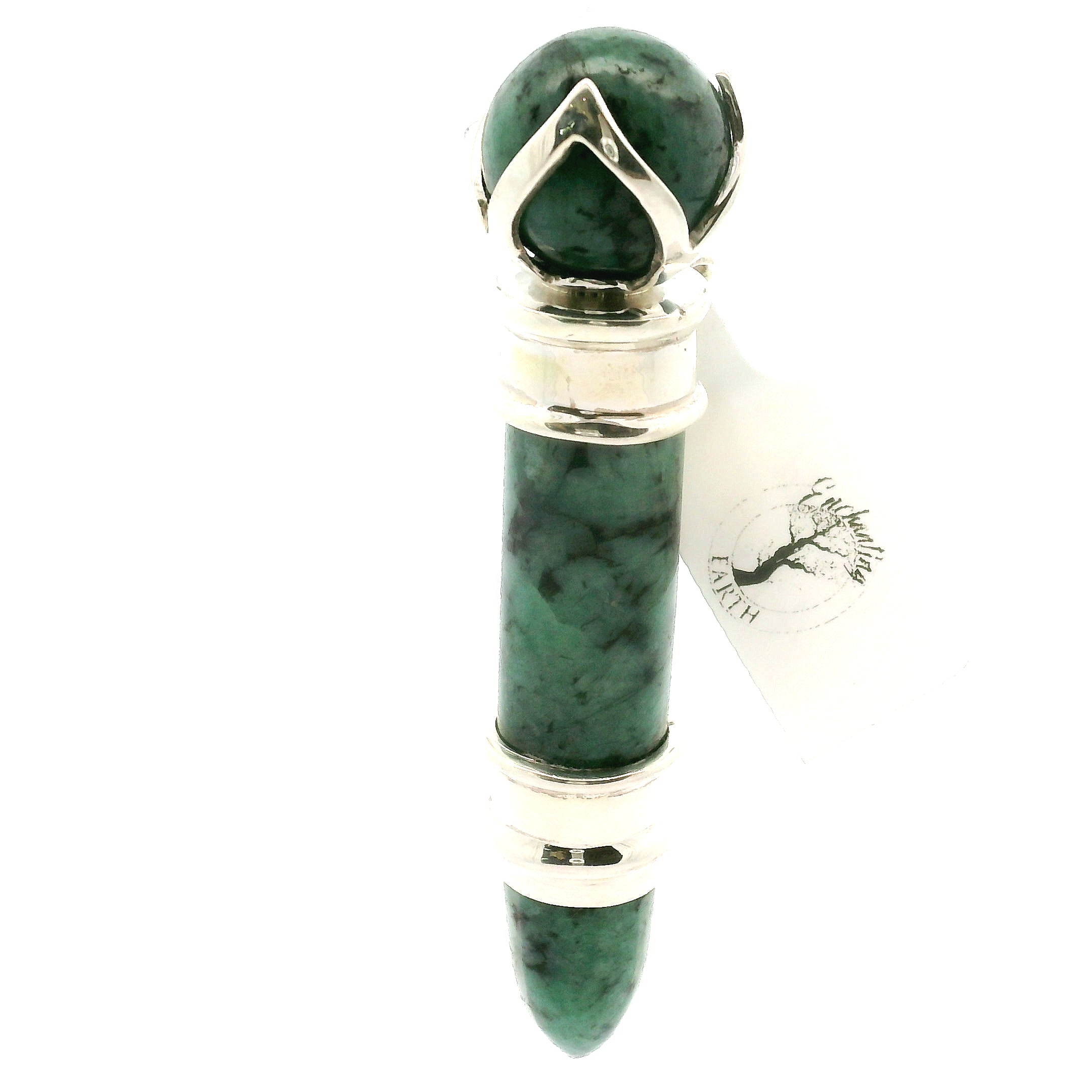 Emerald Wandlet .925 Silver for Abundance and Attraction