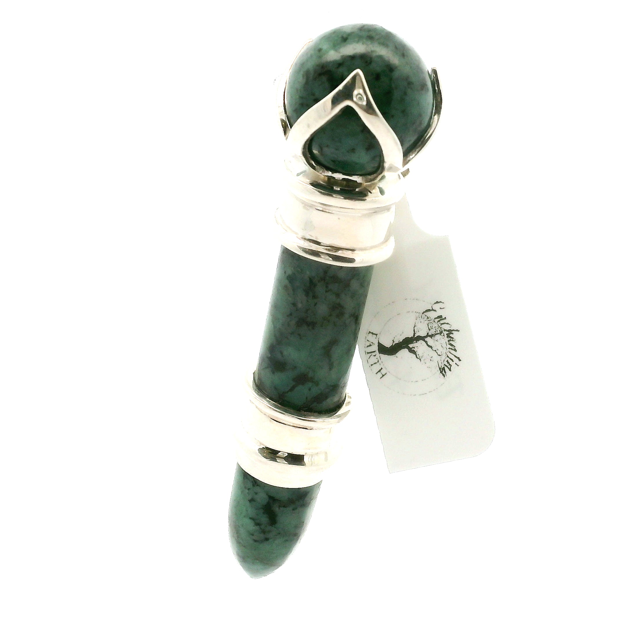 Emerald Wandlet .925 Silver for Abundance and Attraction