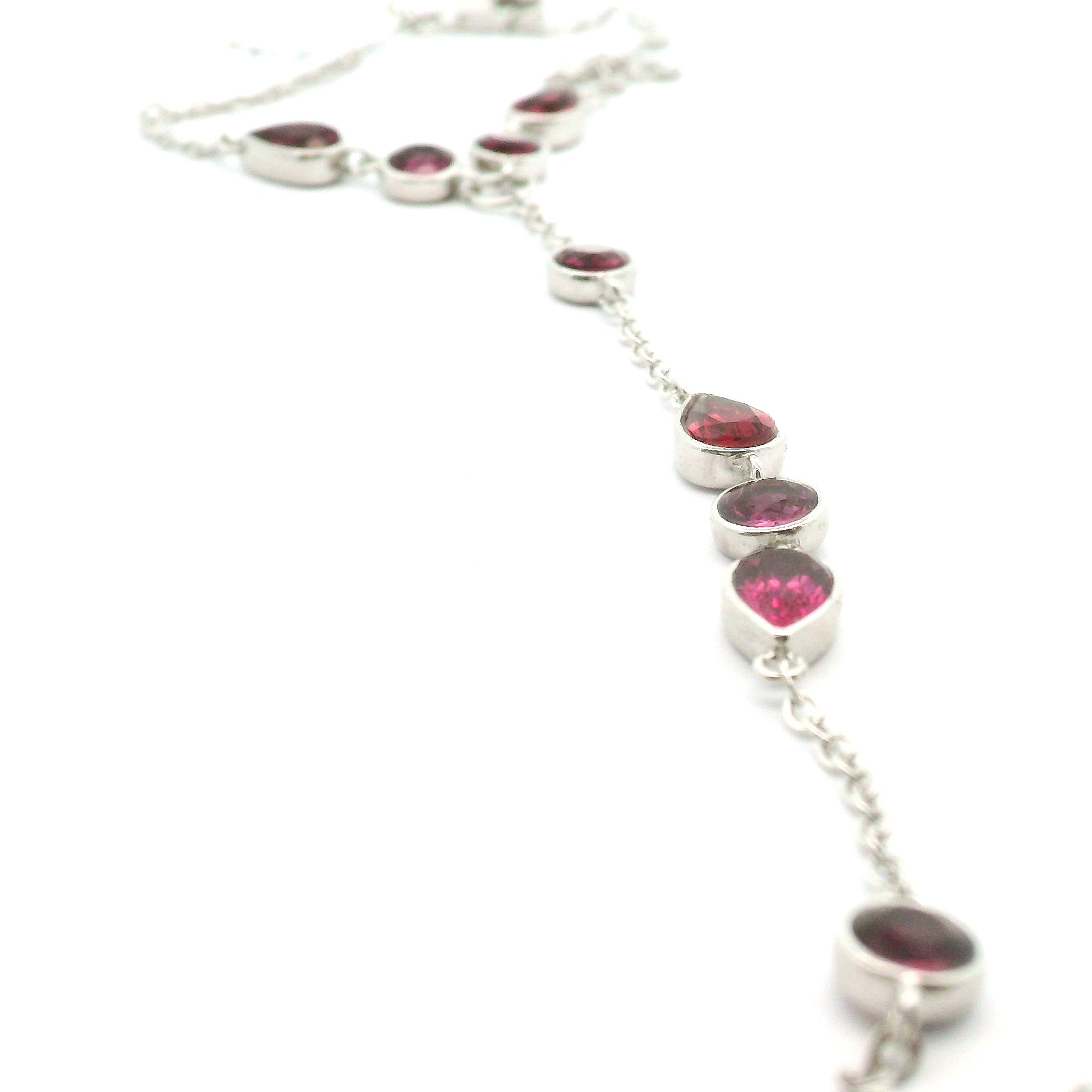 Crystal Adjustable Hand-Chain in .925 Silver for Creation and Prosperity