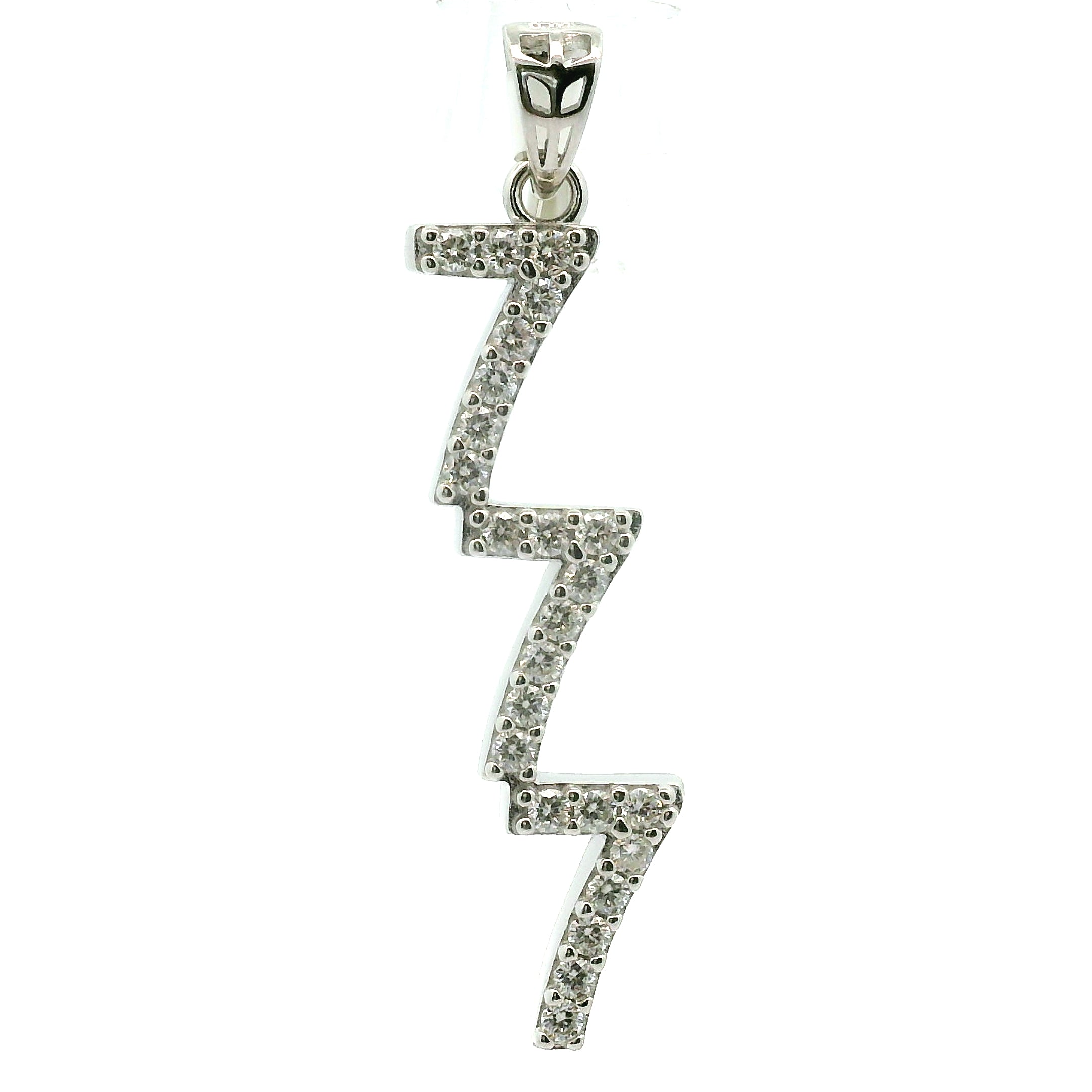Angel Codes Pendant Moissanite Pavé .925 Silver for Connecting with Angels, Divine Guidance, Manifestation and Protection