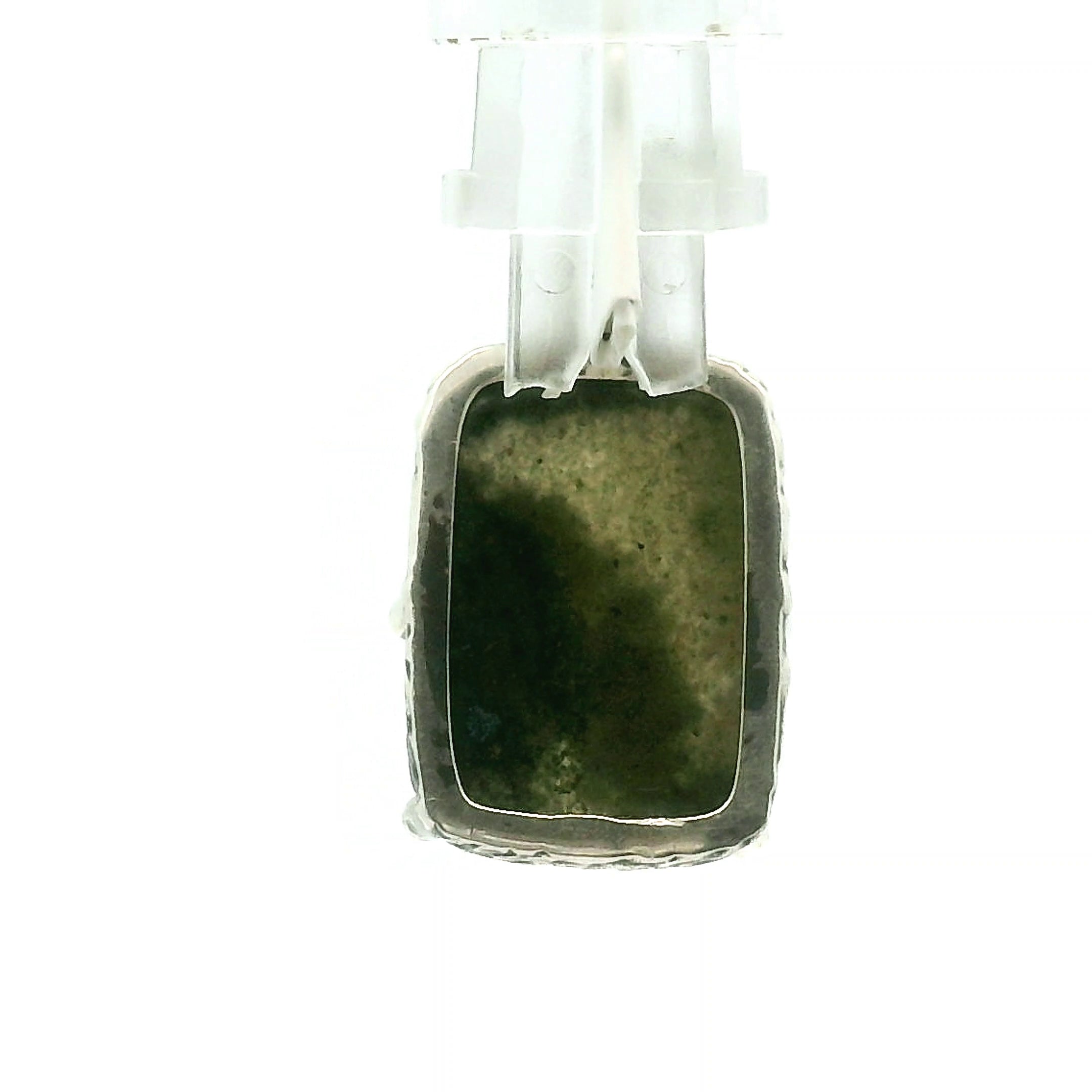 Gold Rutile Bad Witch Pendant .925 Silver for Insight, Meditation & Shamanic Journey