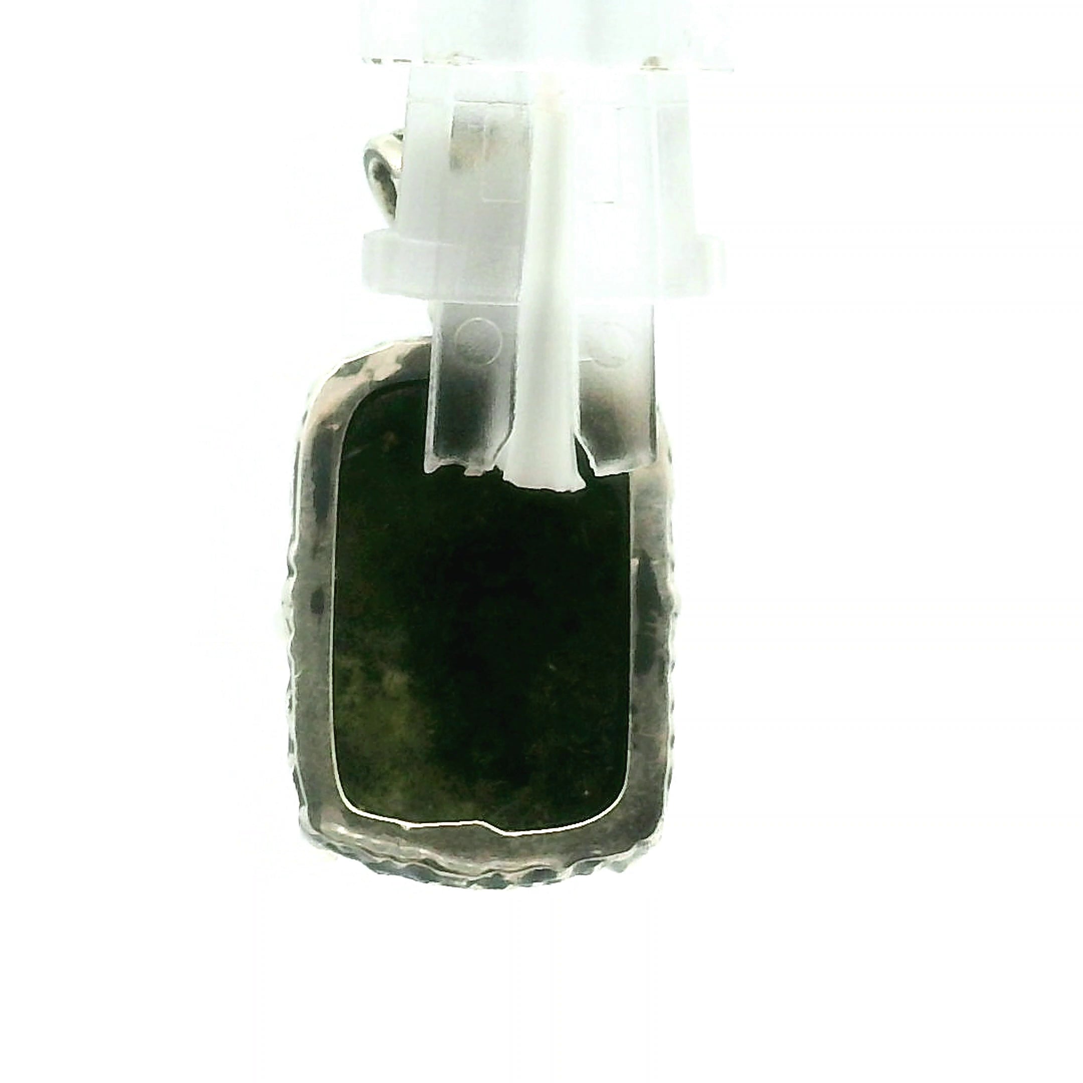 Gold Rutile Bad Witch Pendant .925 Silver for Insight, Meditation & Shamanic Journey