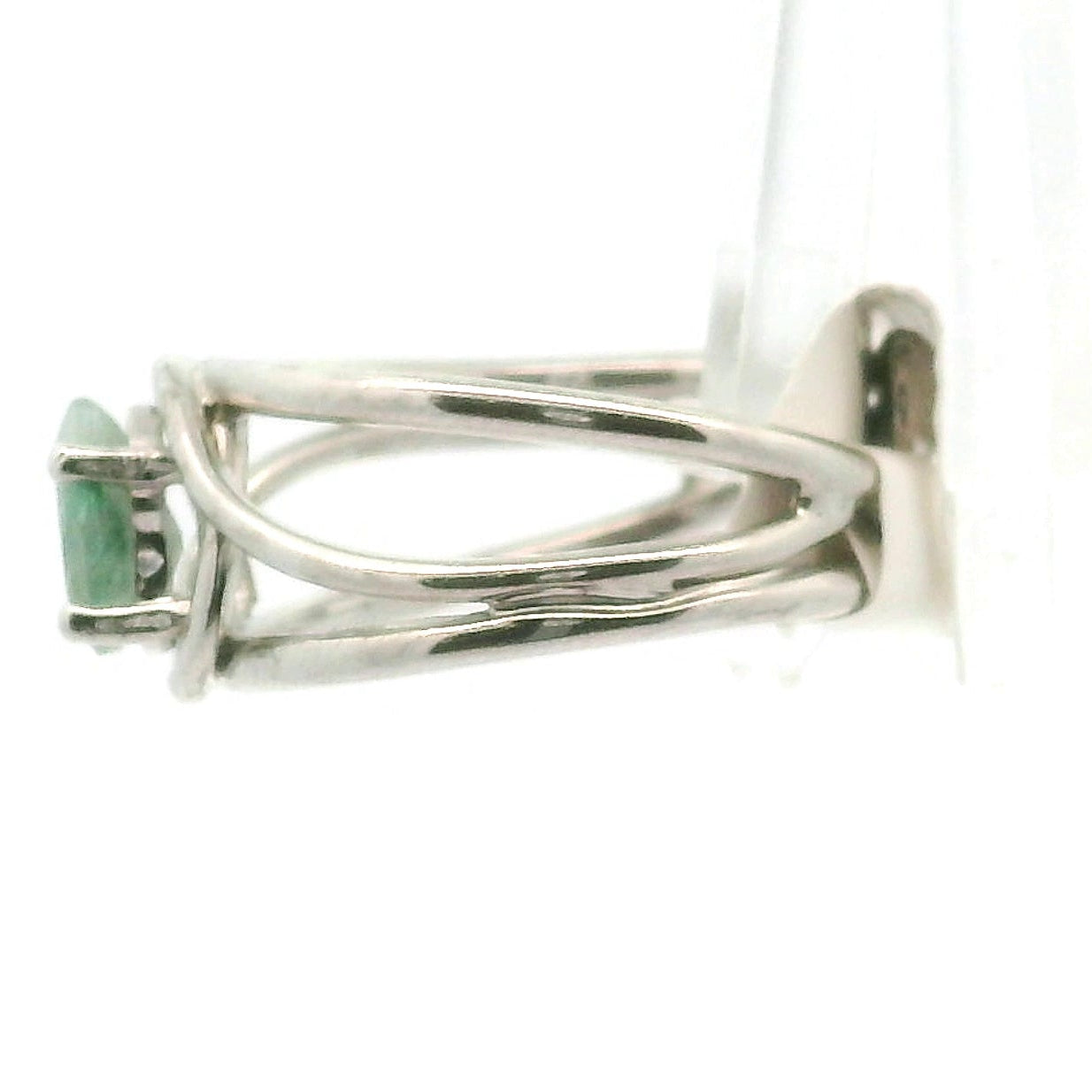 Mtorolite Zimbabwe Faceted Midi Cuff Ring .925 Silver for Emotional Healing, Forgiveness and Reflection