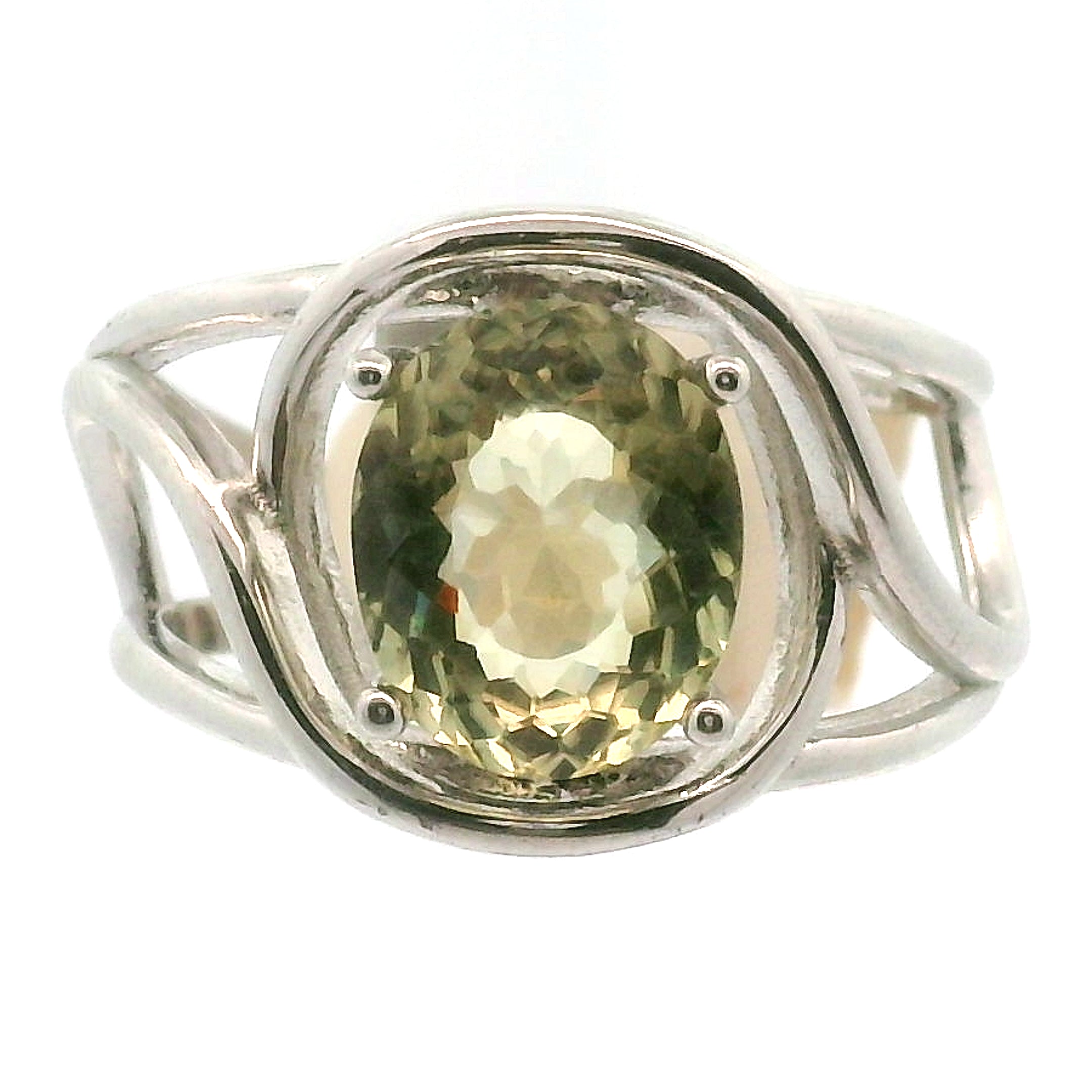 Diaspore Cuff Ring .925 Silver for Transitions & New Beginnings
