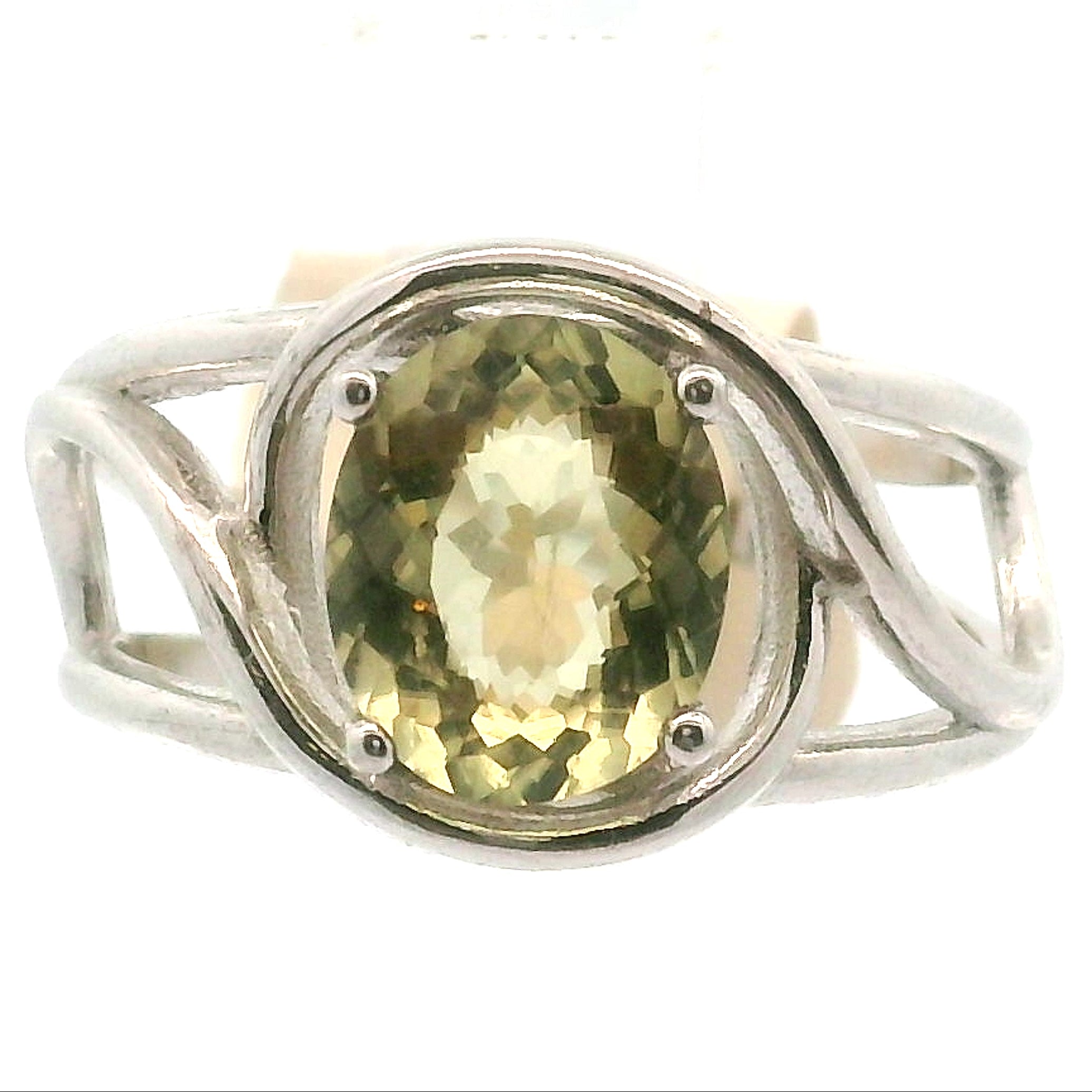 Diaspore Cuff Ring .925 Silver for Transitions & New Beginnings