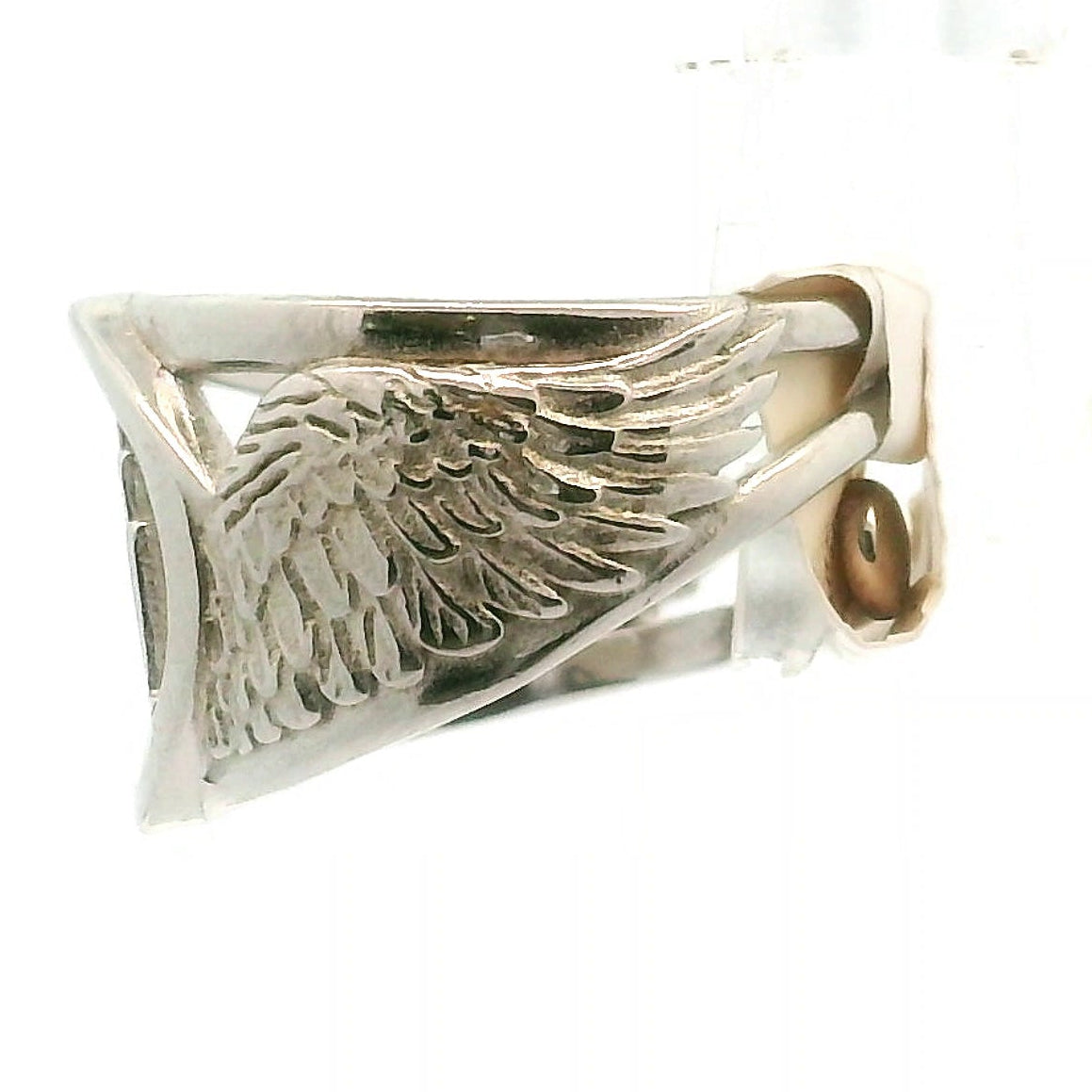 Angel Codes Cuff Ring .925 Silver for Connecting with Angels, Divine Guidance, Manifestation and Protection