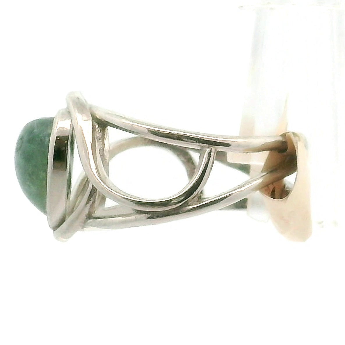 Paraiba Tourmaline Cuff Ring .925 Silver for Spiritual Awareness