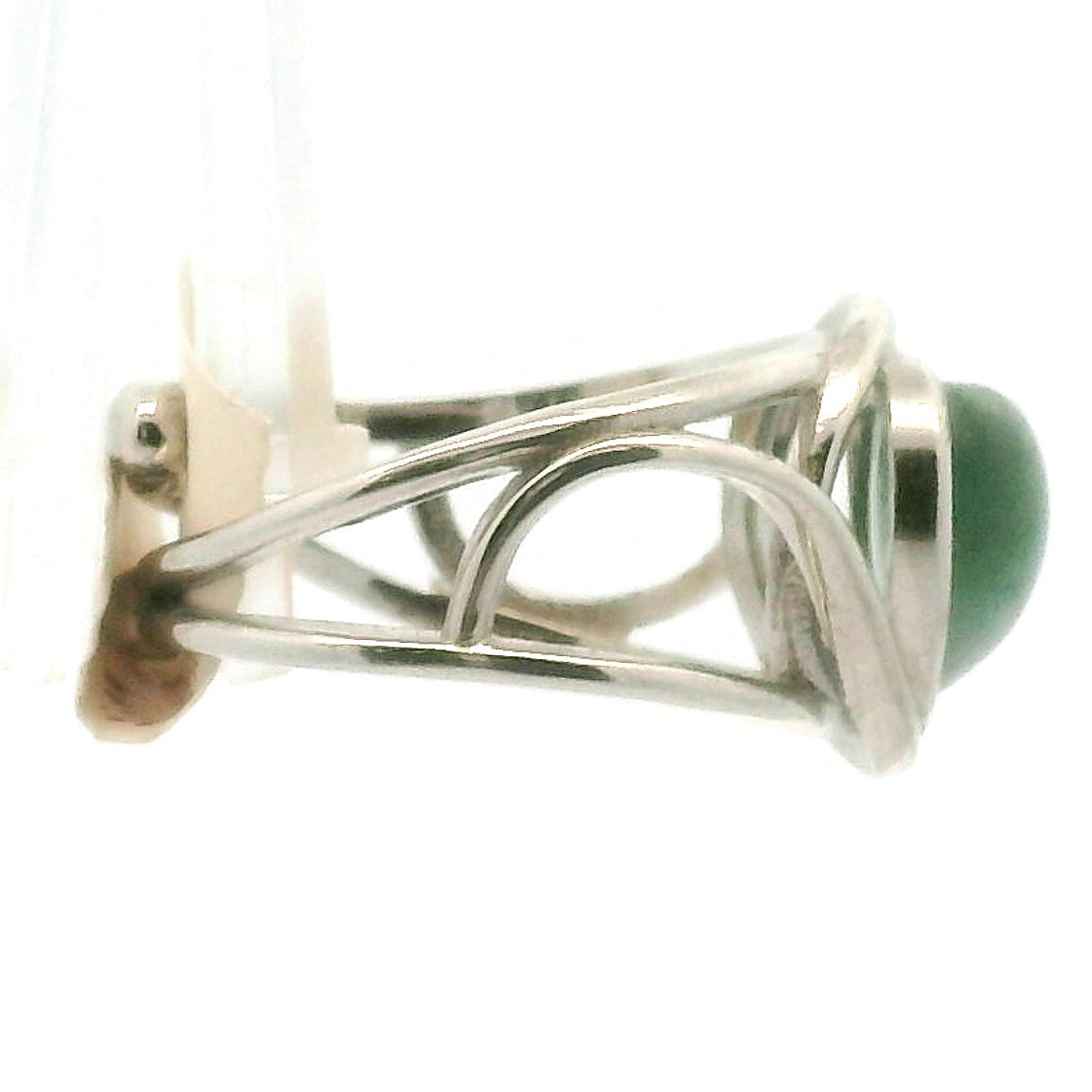 Paraiba Tourmaline Cuff Ring .925 Silver for Spiritual Awareness