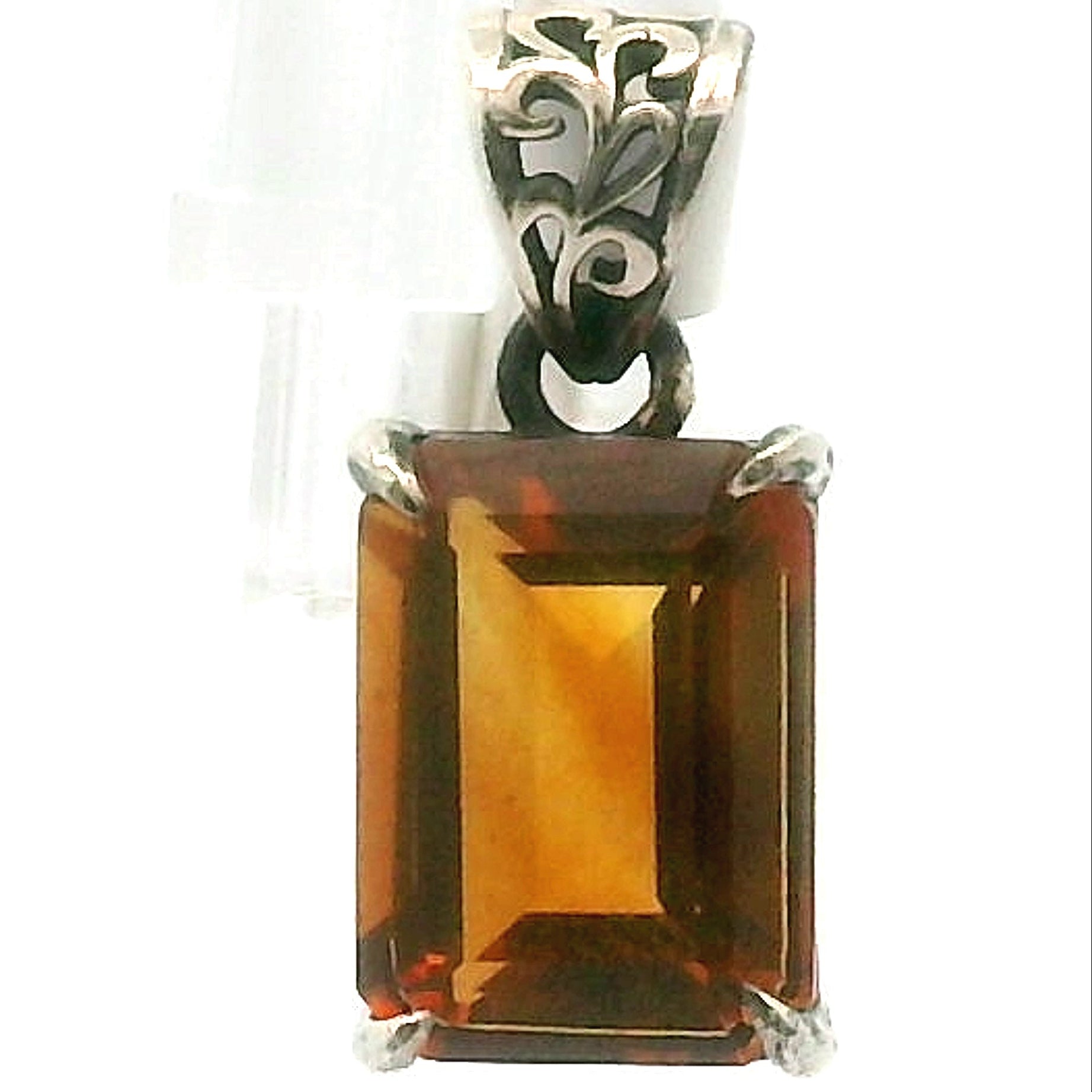 Citrine Bad Witch Pendant .925 Silver for Abundance and Prosperity