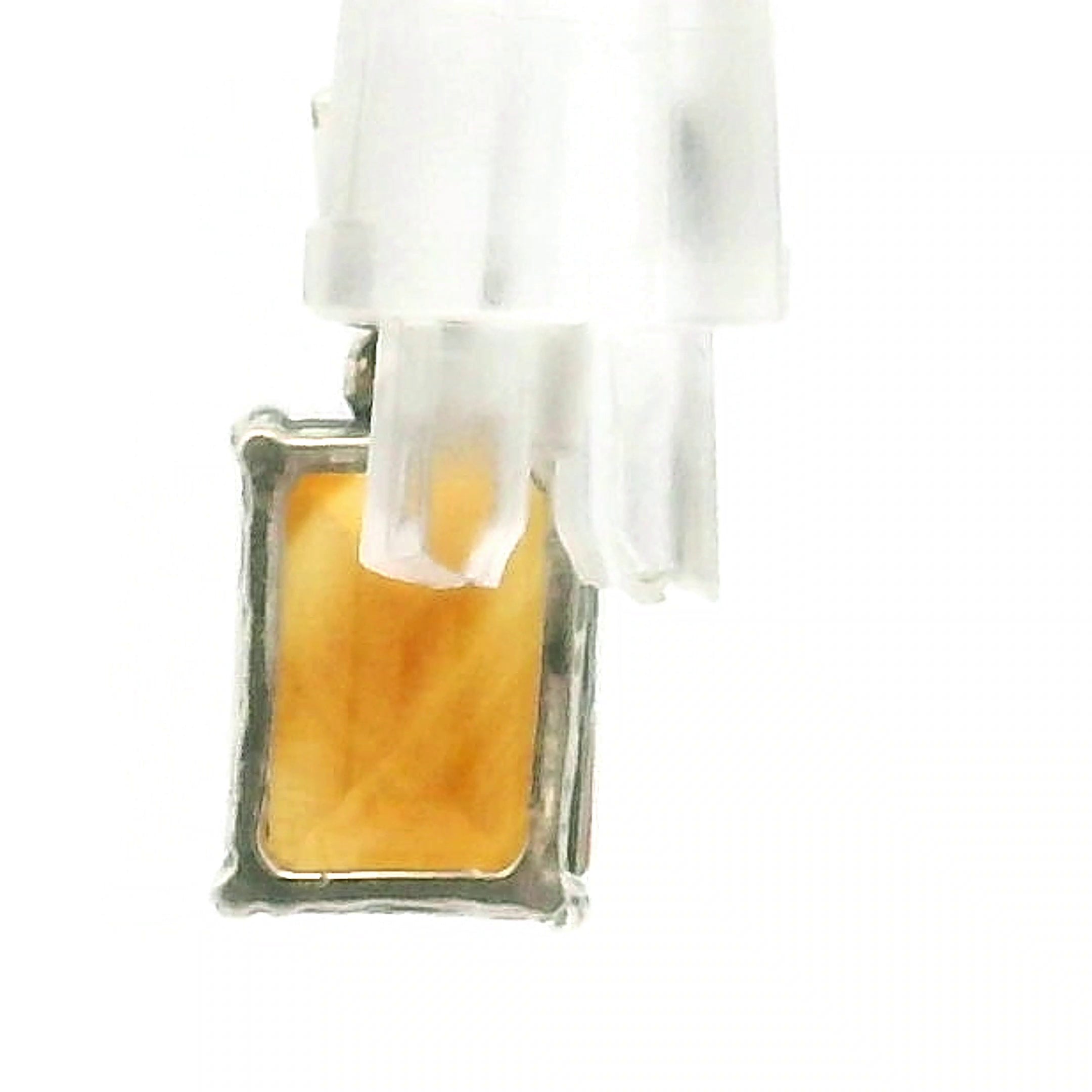 Citrine Bad Witch Pendant .925 Silver for Abundance and Prosperity