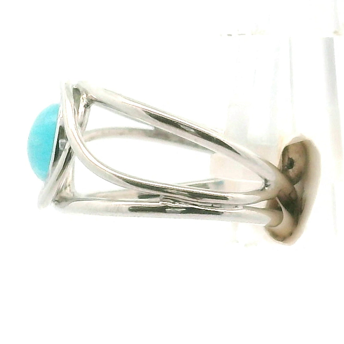 Hemimorphite Midi Cuff Ring 925 Silver for Enhanced Healing, Protection Against Malicious Intentions & Well-being