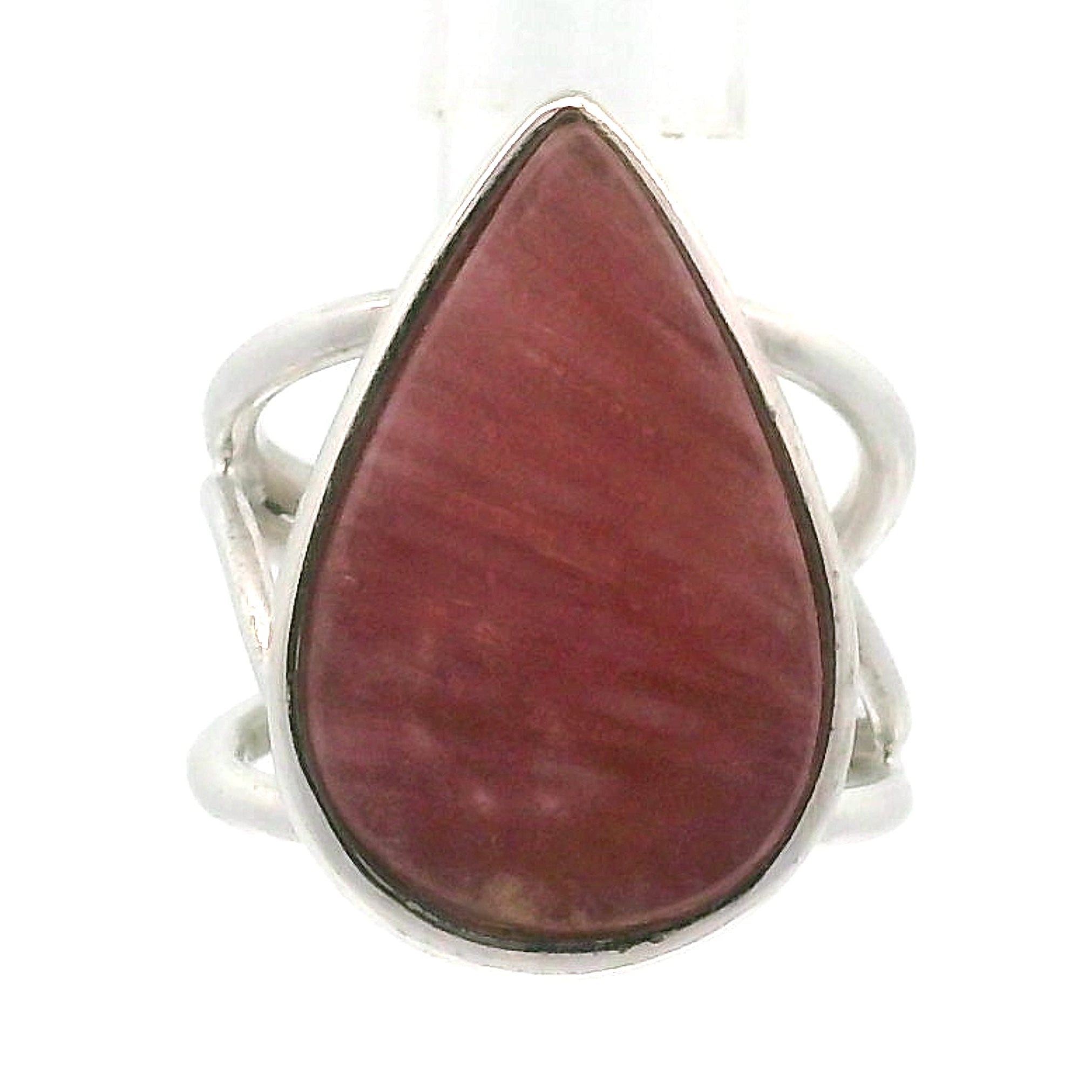 Unicorn Stone Cuff Ring .925 Silver for Awareness, Communication and Meditation