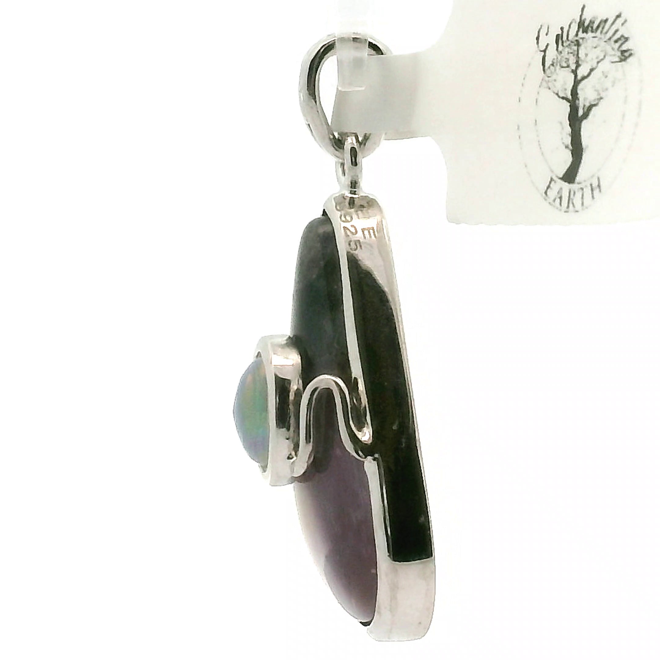 Super 7 with Opal Pendant .925 Silver for Creating Your Dream Life and Angelic Guidance