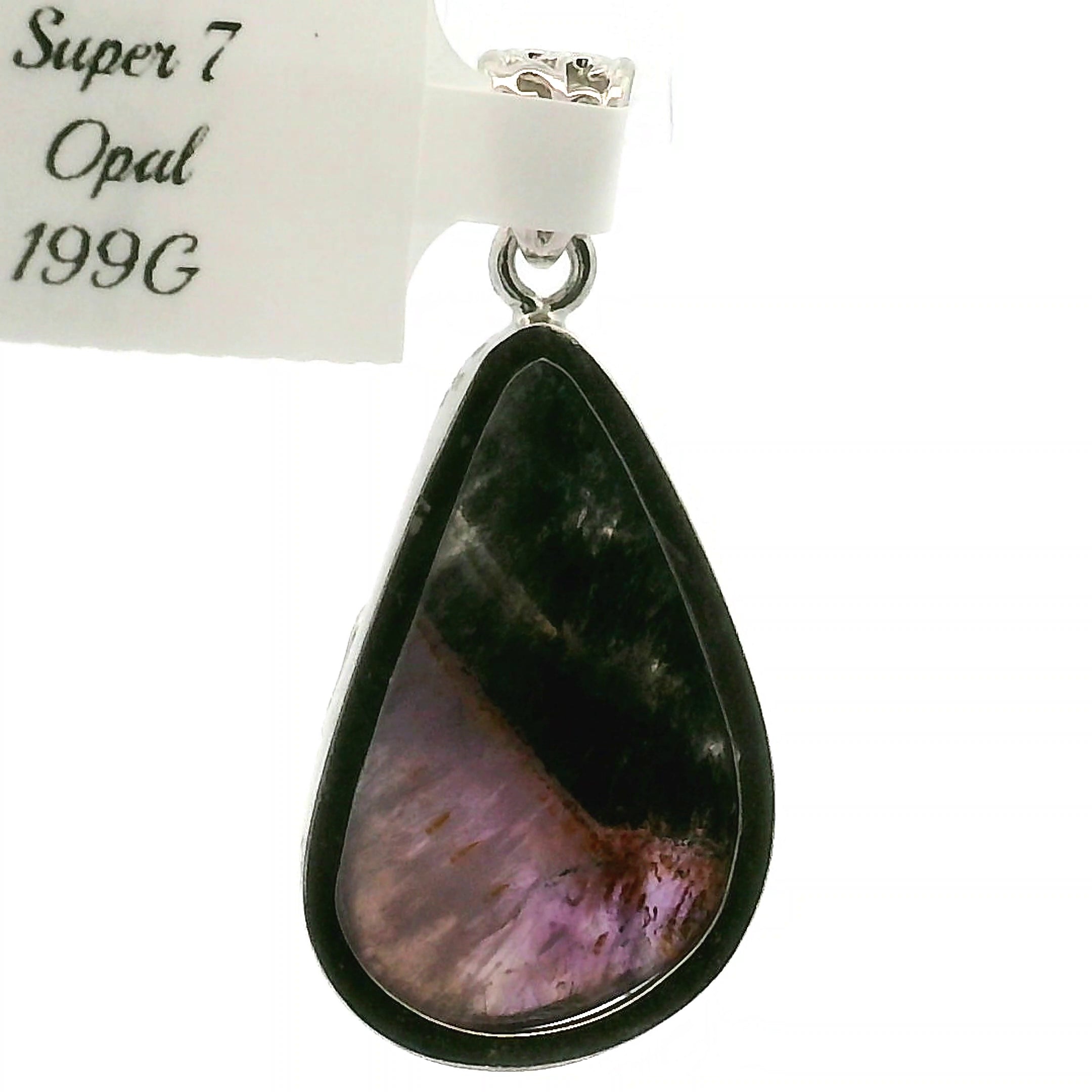 Super 7 with Opal Pendant .925 Silver for Creating Your Dream Life and Angelic Guidance