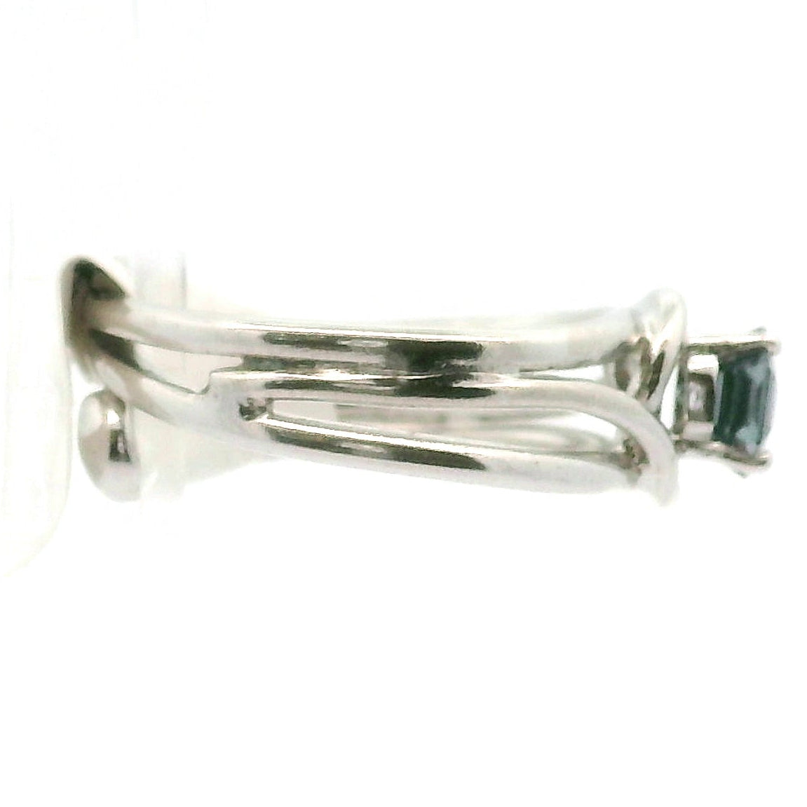 Spinel Cuff Ring .925 Silver for Emotional Healing, Love, Loyalty & Motivation