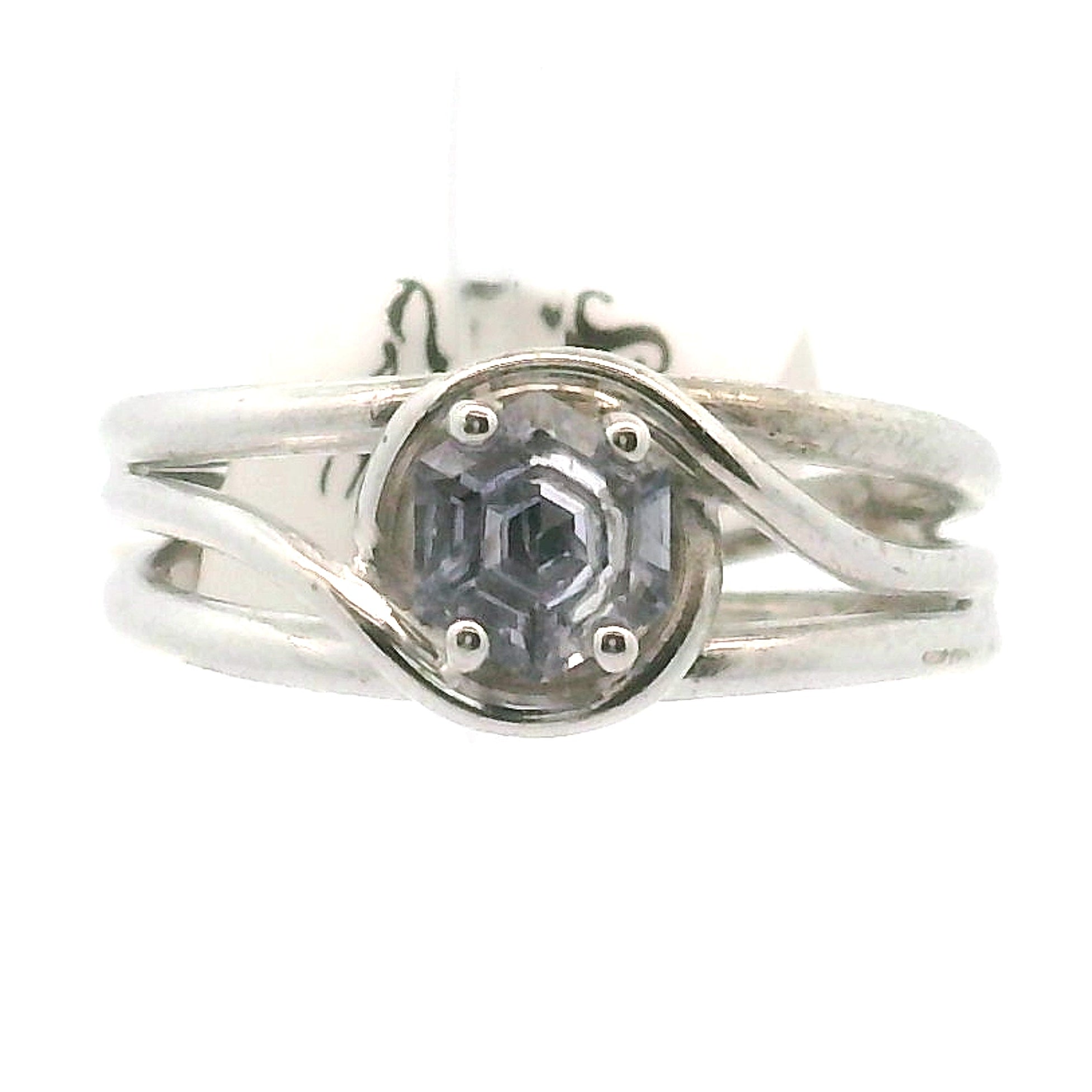 Spinel Cuff Ring .925 Silver for Emotional Healing, Love, Loyalty & Motivation
