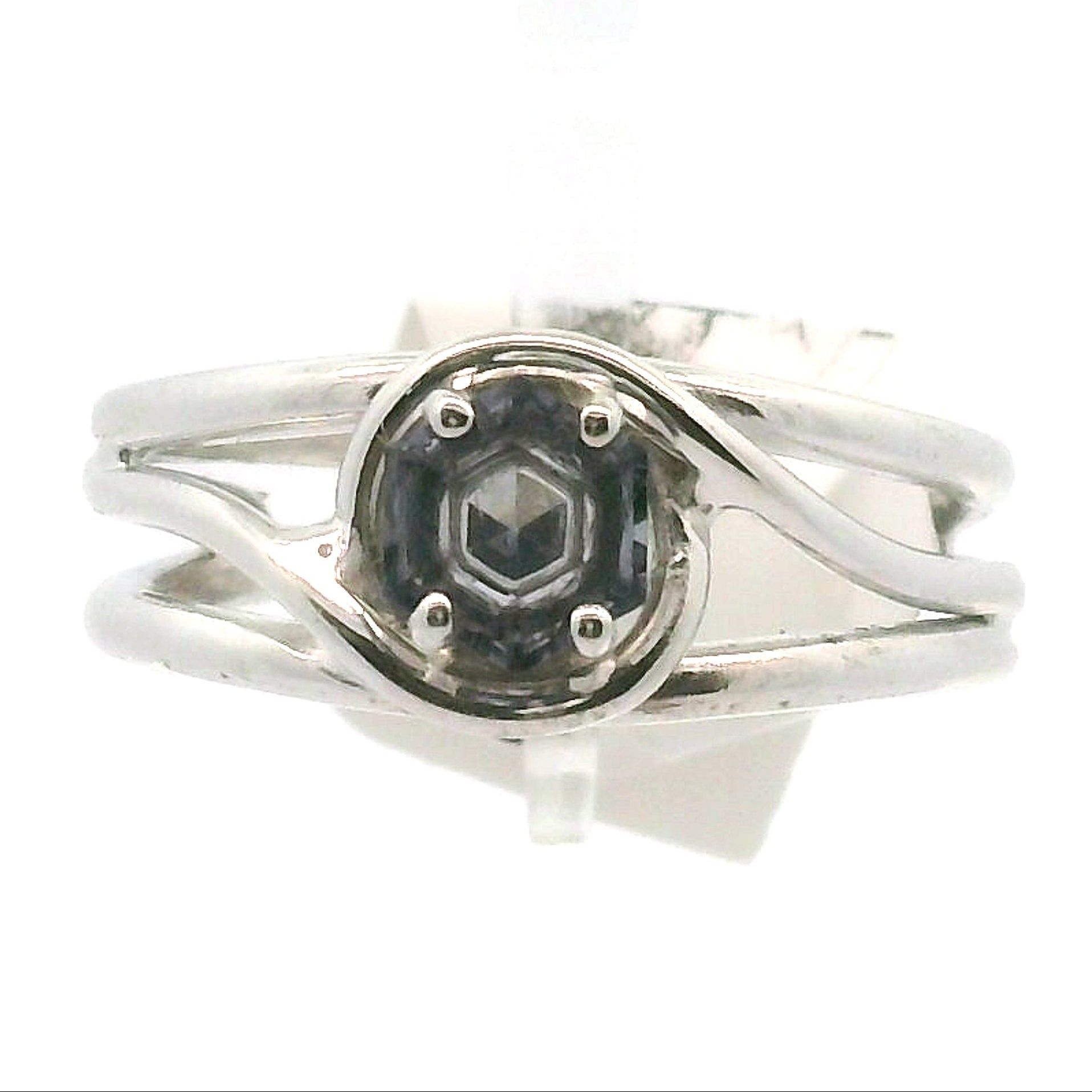 Spinel Cuff Ring .925 Silver for Emotional Healing, Love, Loyalty & Motivation