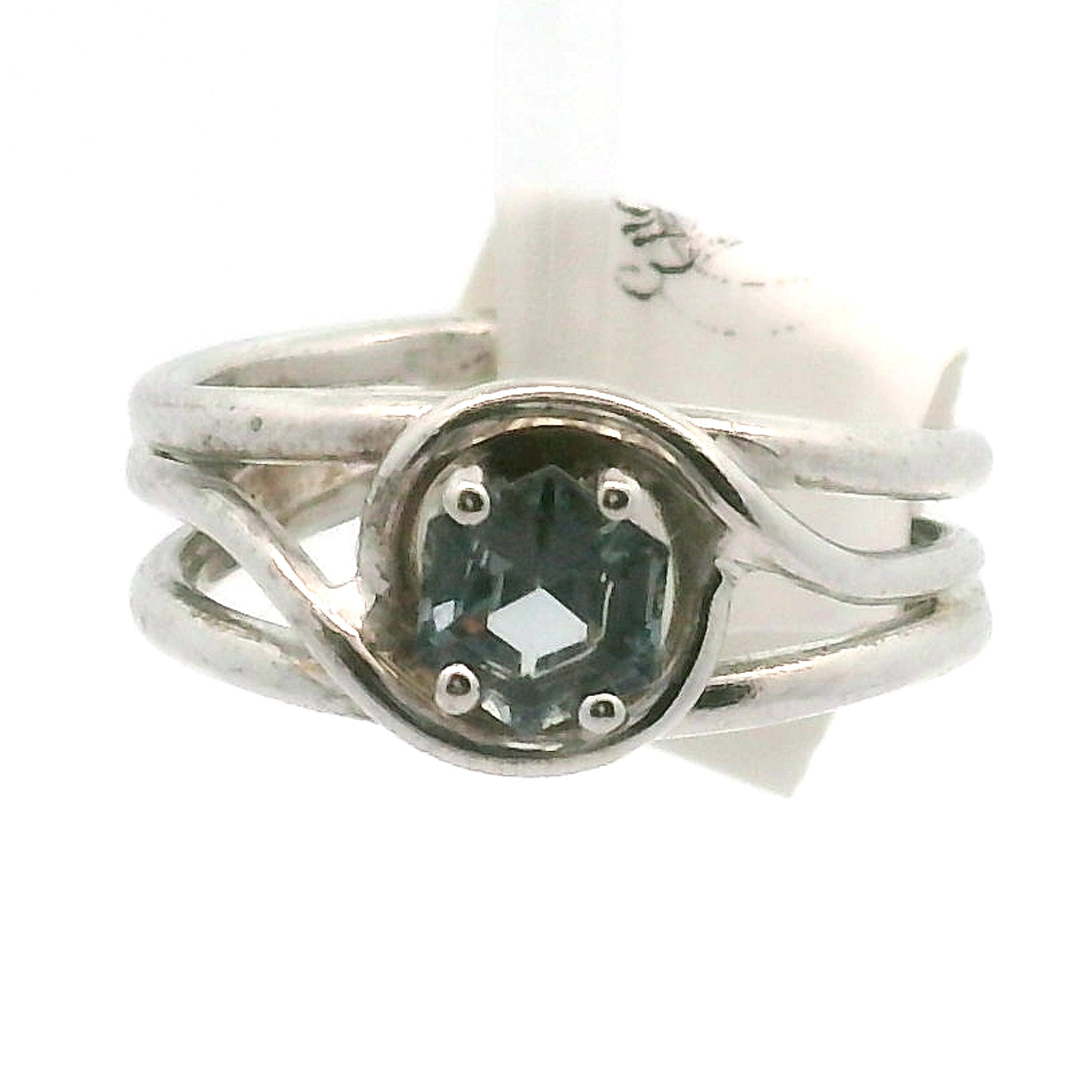 Spinel Cuff Ring .925 Silver for Emotional Healing, Love, Loyalty & Motivation