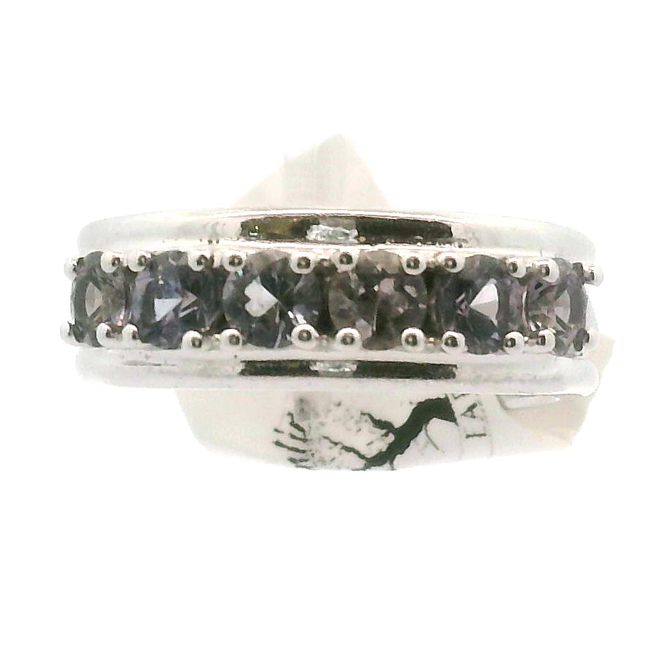 Spinel Stacker Cuff Ring .925 Silver for Emotional Healing, Love, Loyalty & Motivation