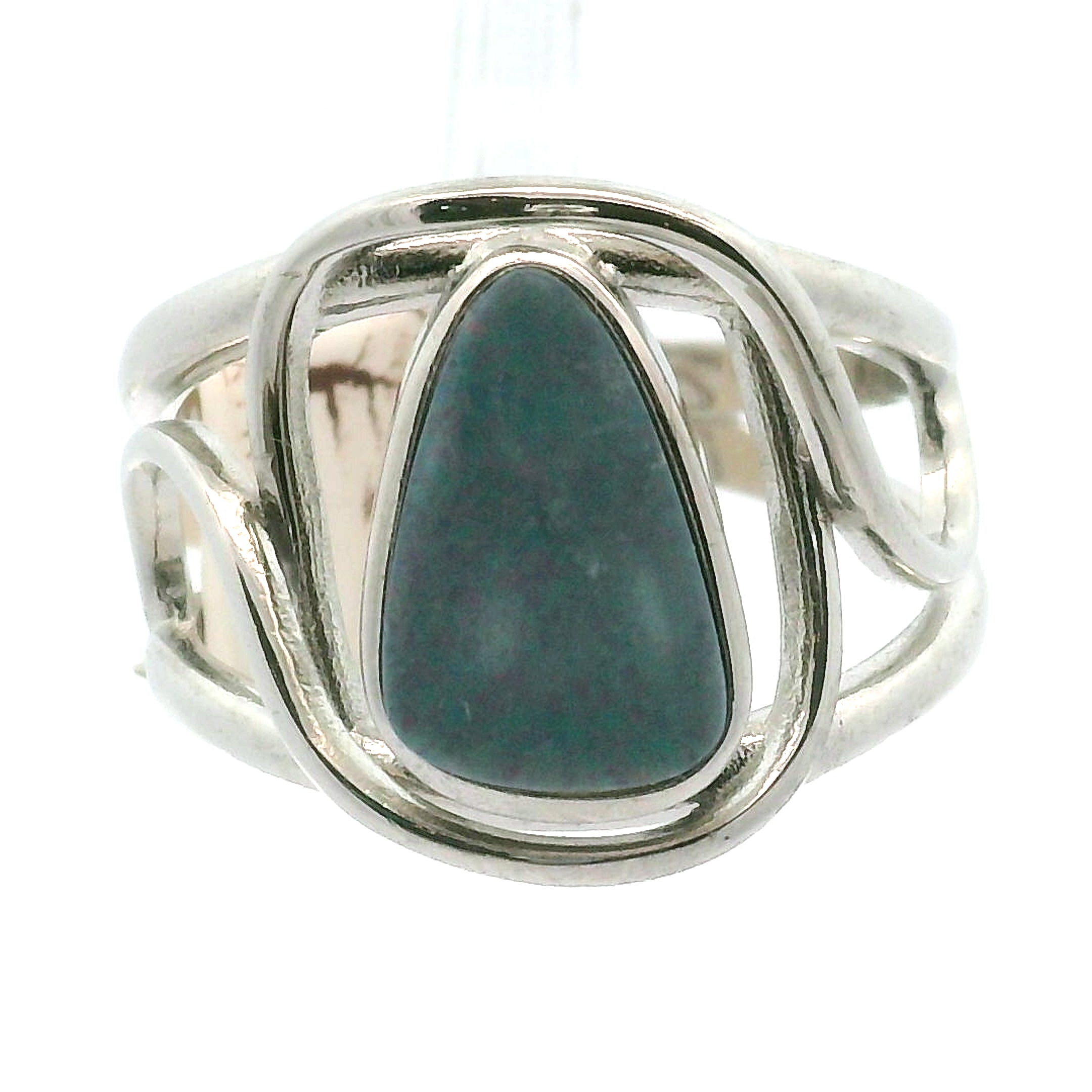 Australian Opal Cuff Ring .925 Silver for Joy and Self Discovery