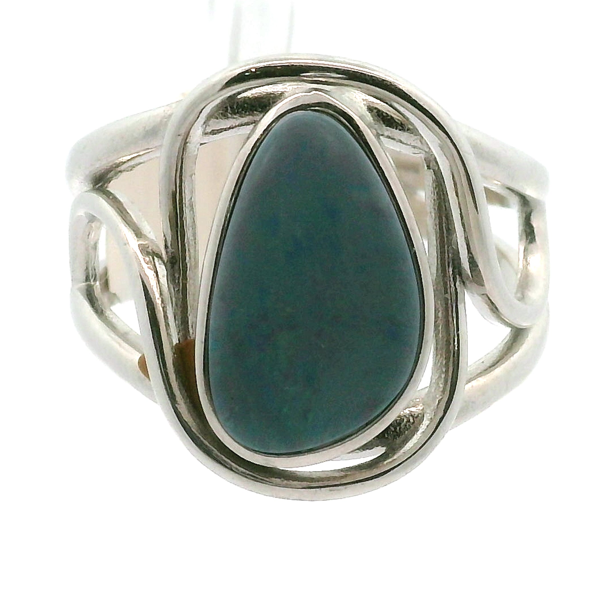 Australian Opal Cuff Ring .925 Silver for Joy and Self Discovery