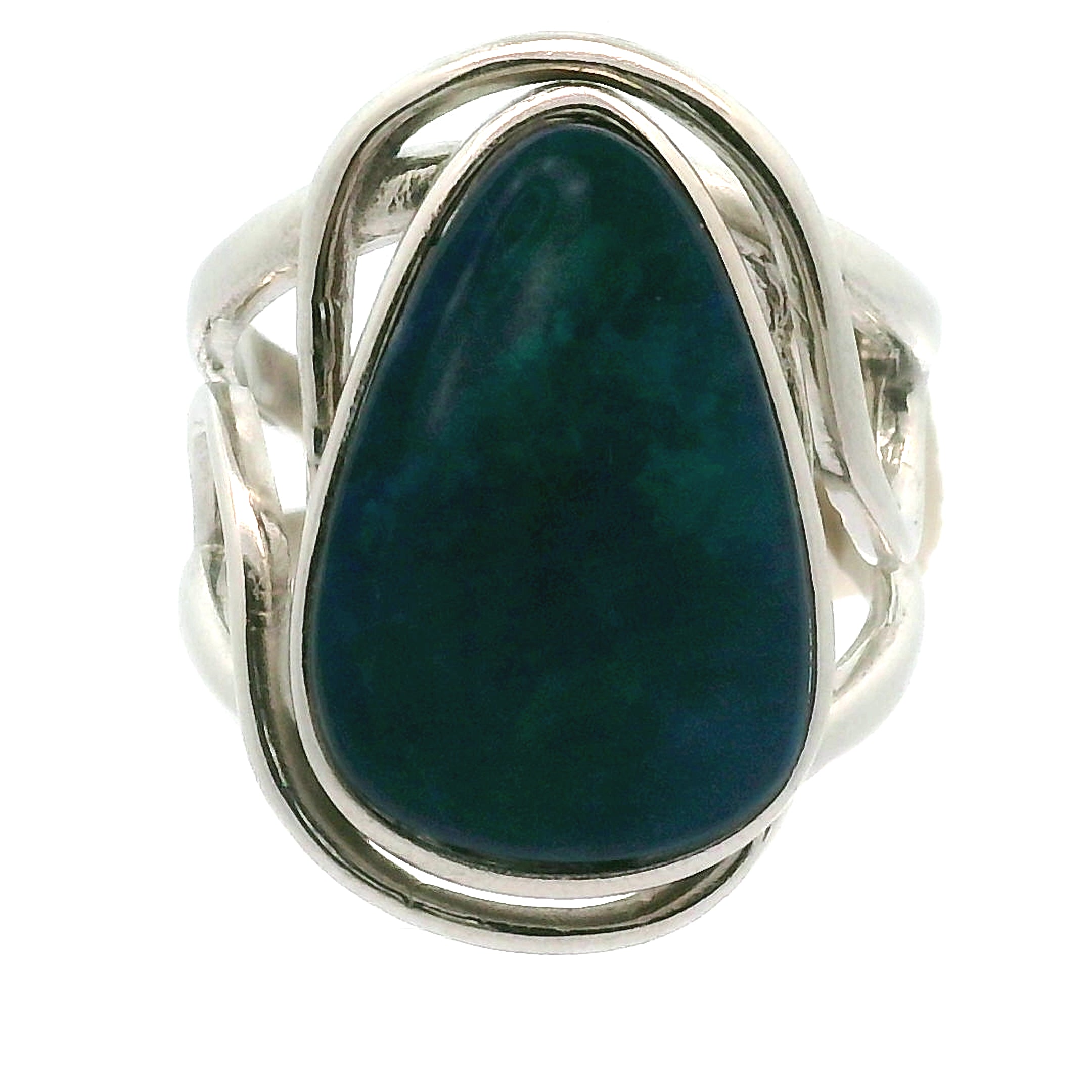 Australian Opal Cuff Ring .925 Silver for Joy and Self Discovery