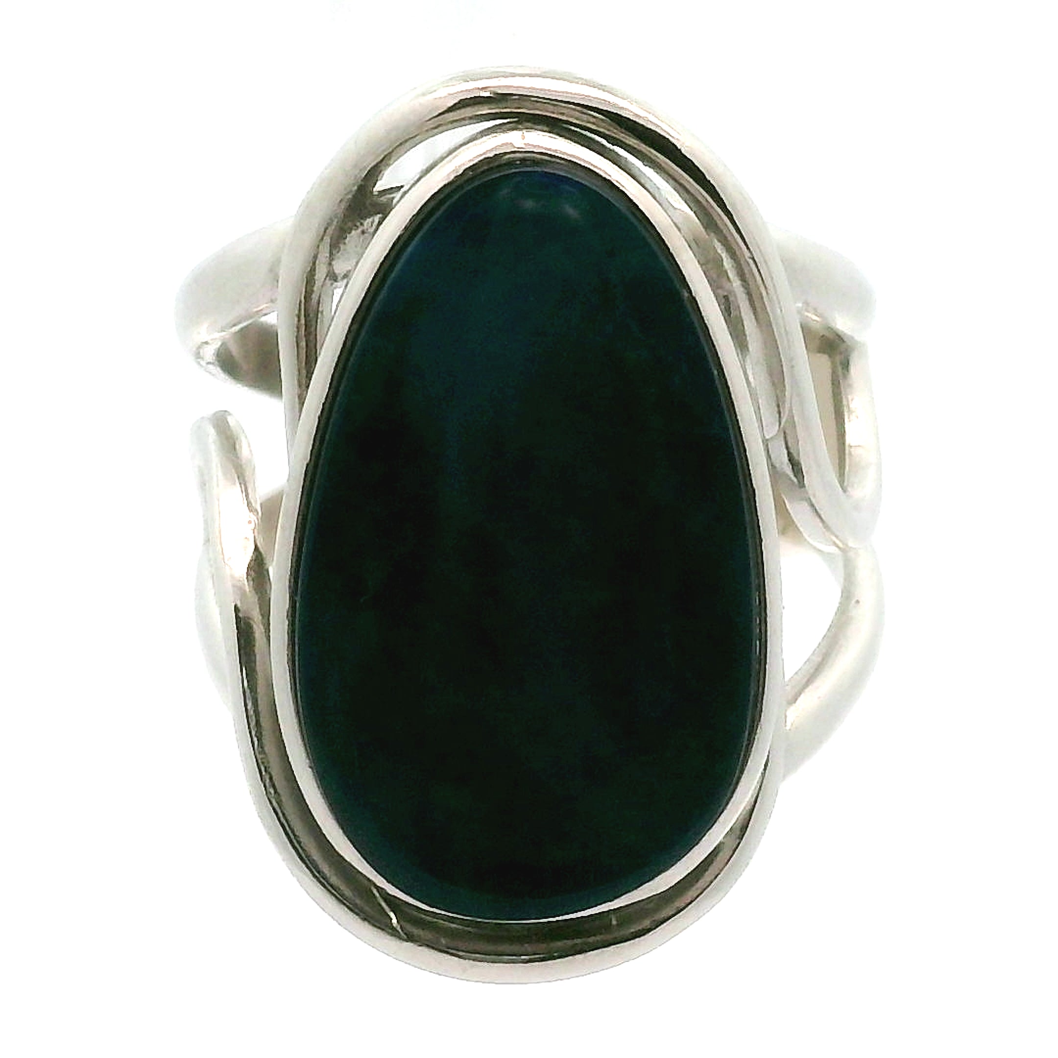 Australian Opal Cuff Ring .925 Silver for Joy and Self Discovery